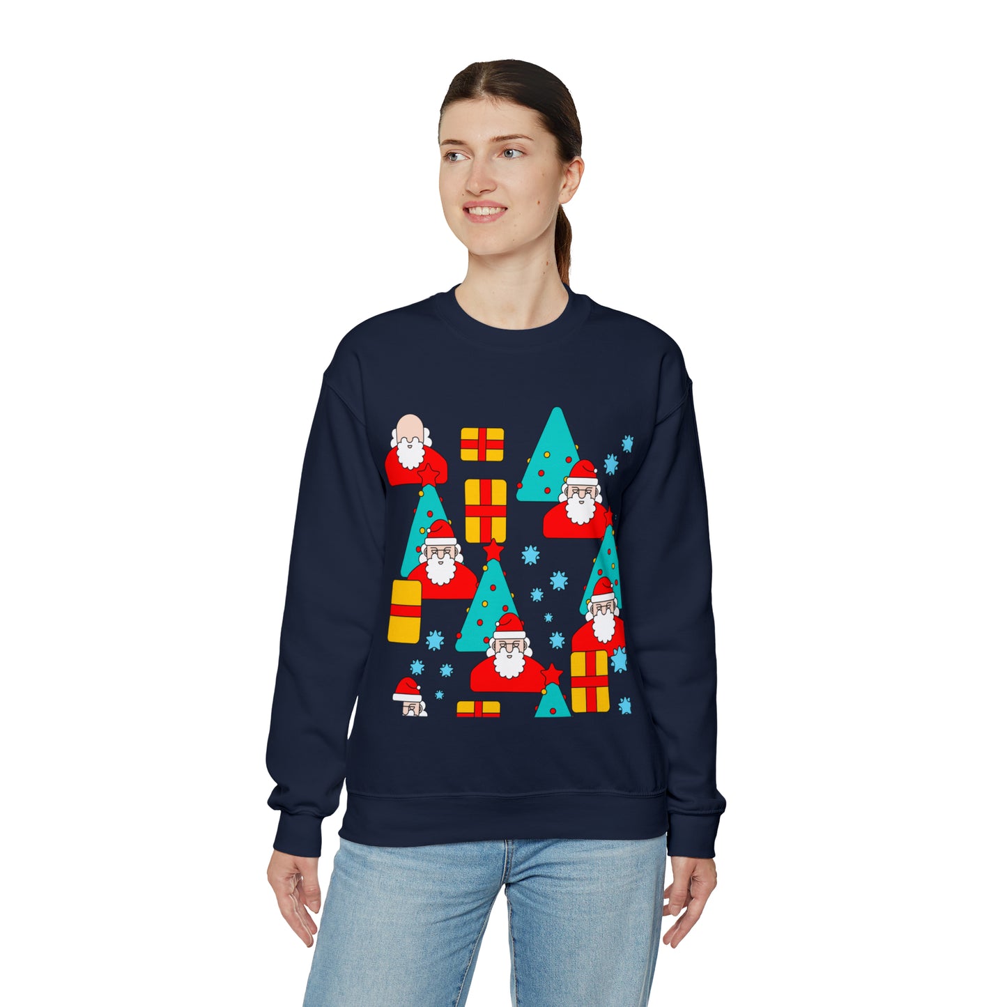 Unisex Heavy Blend™ Crewneck Christmas Ugly Sweatshirt20