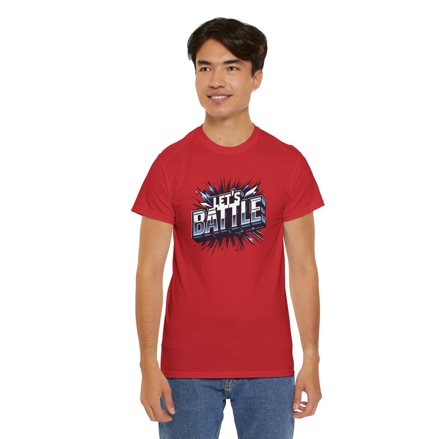 Heavy Cotton Tshirt for Male and Female Lets Battle