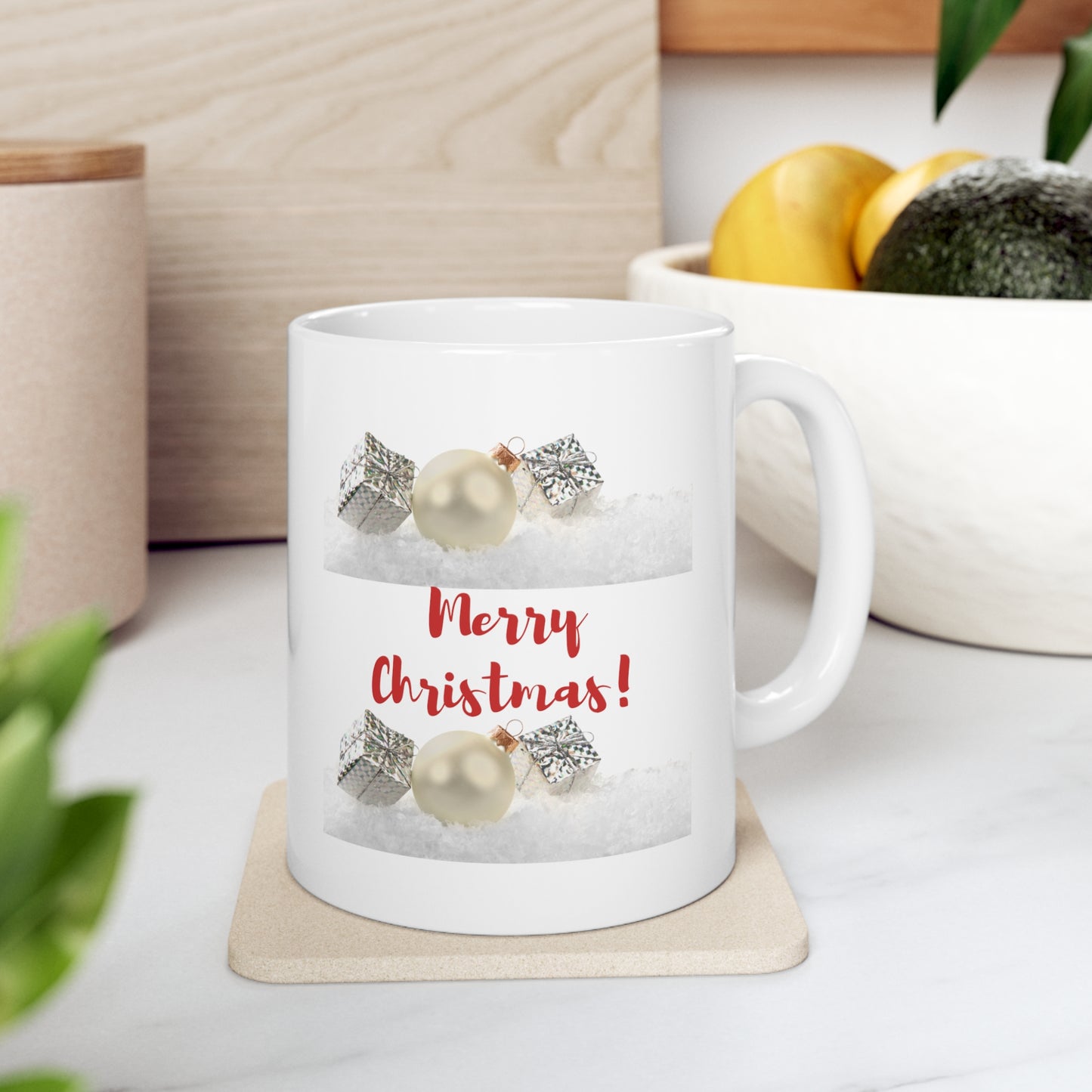 Just for You Merry Christmas Ceramic Mug 11oz