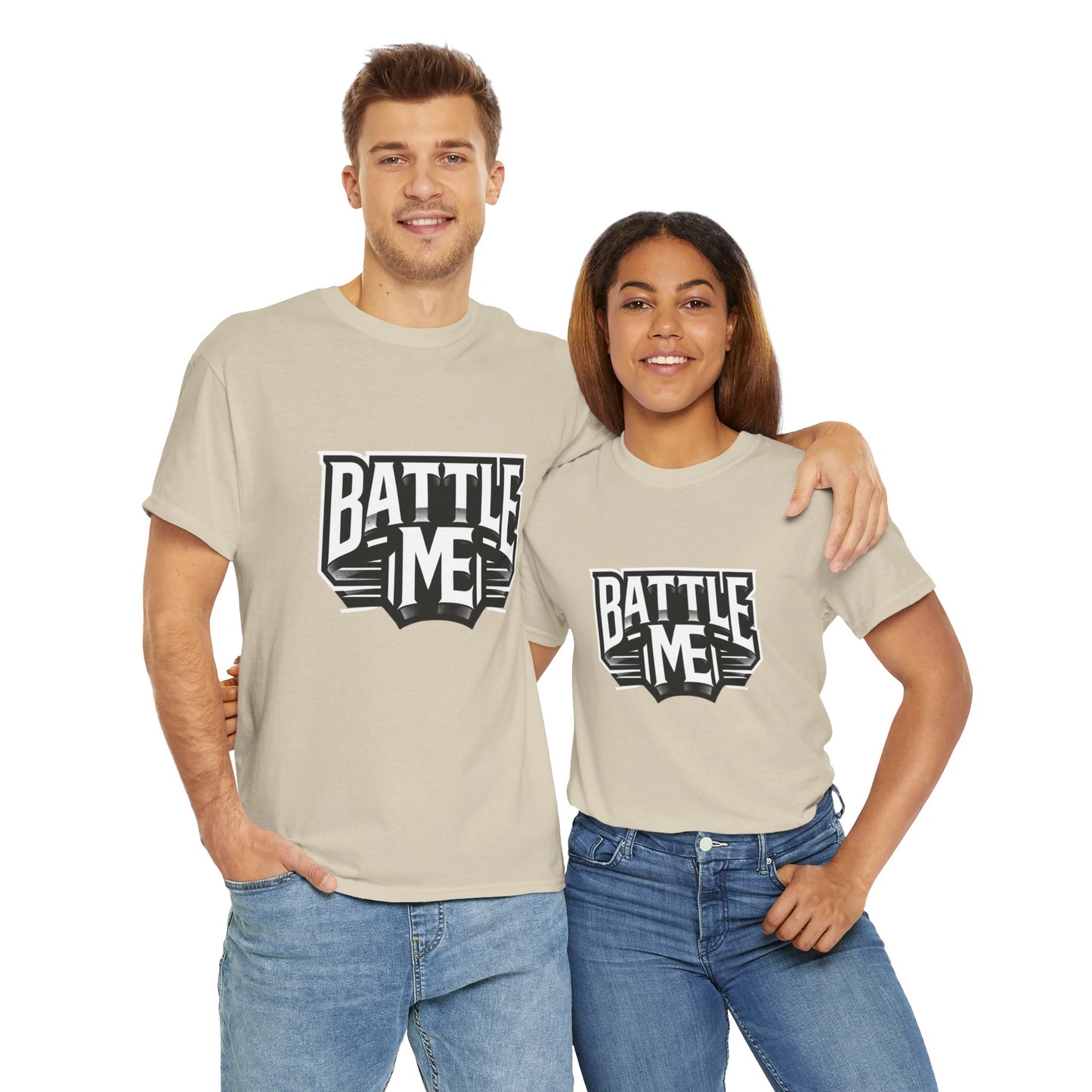 Heavy Cotton Tshirt Unisex for Battle on Live