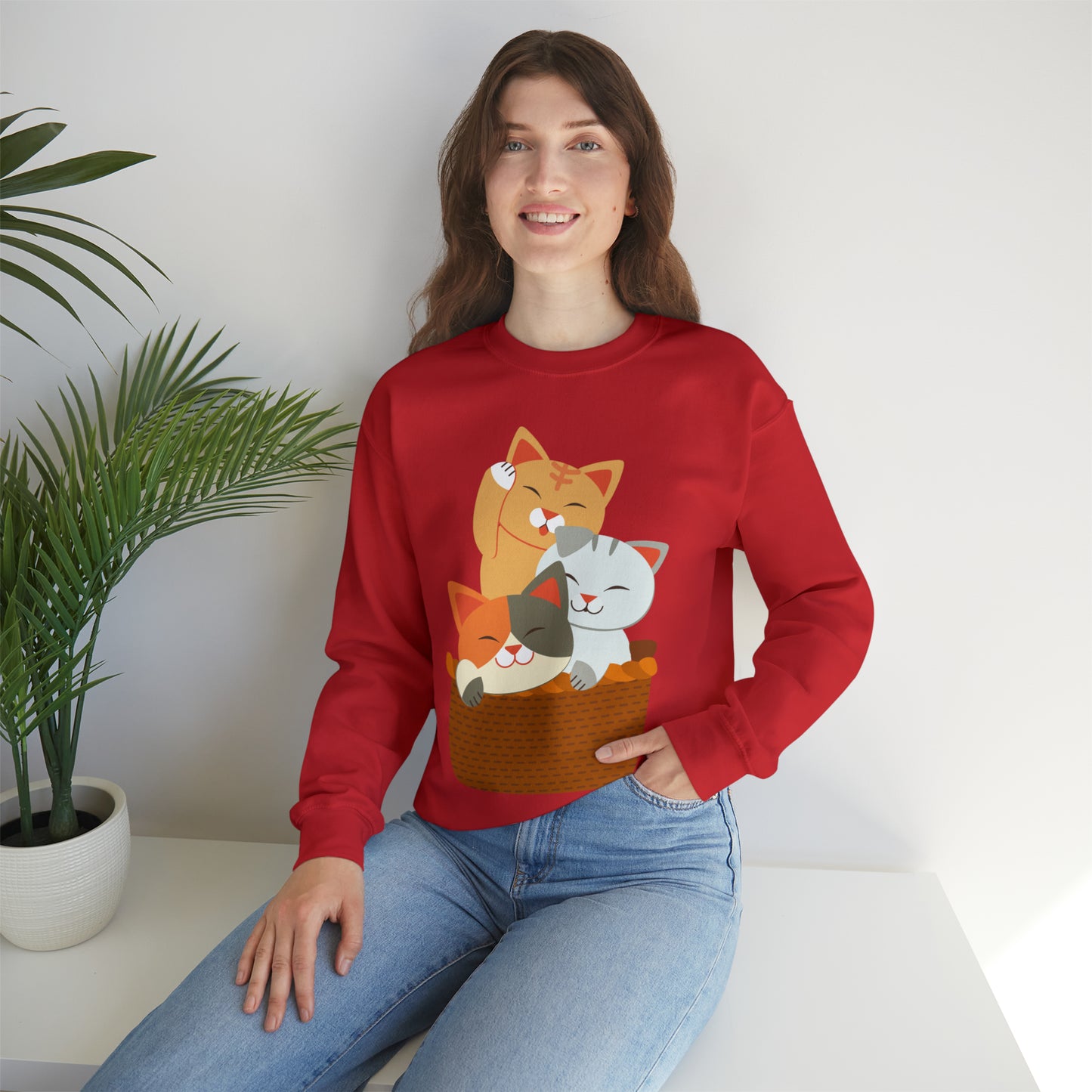 Unisex Heavy Blend™ Crewneck Christmas Ugly Sweatshirt7