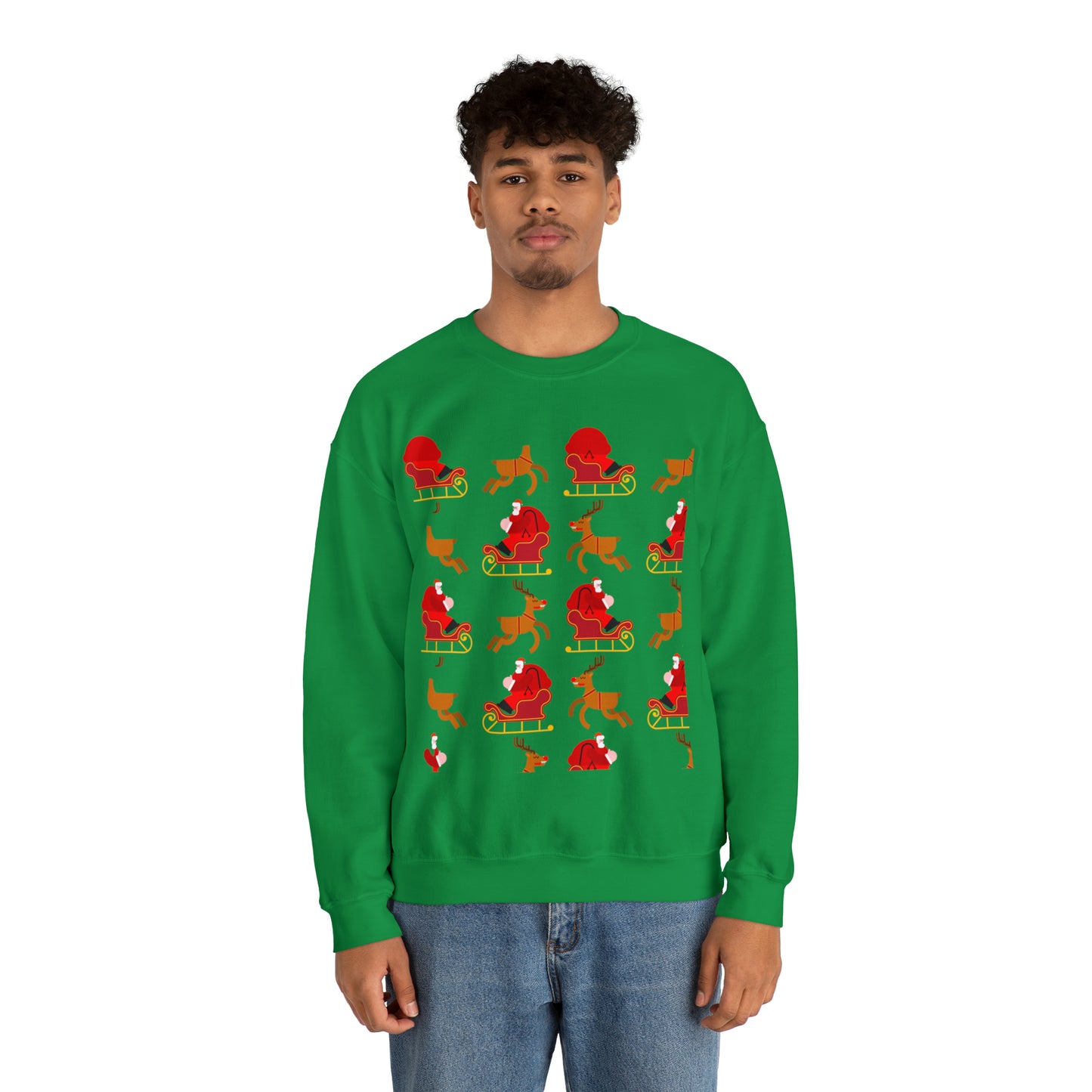 Unisex Heavy Blend™ Crewneck Christmas Ugly Sweatshirt23