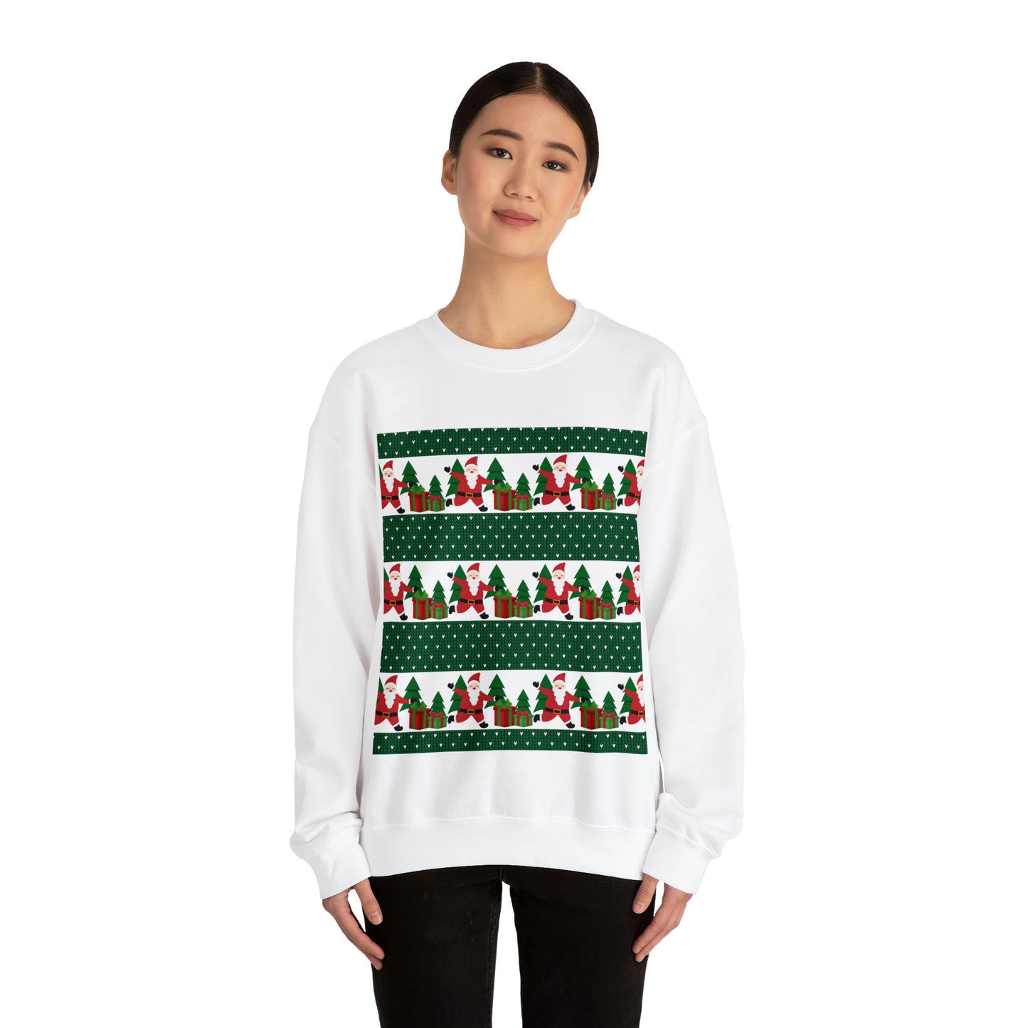 Unisex Heavy Blend™ Crewneck Christmas Ugly Sweatshirt21