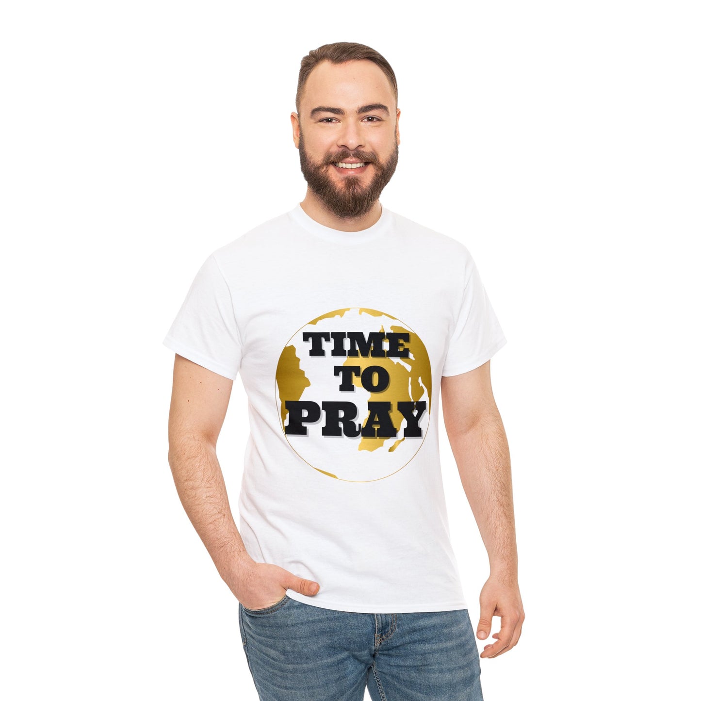 Unisex Heavy Cotton Tee Time to Pray Tee