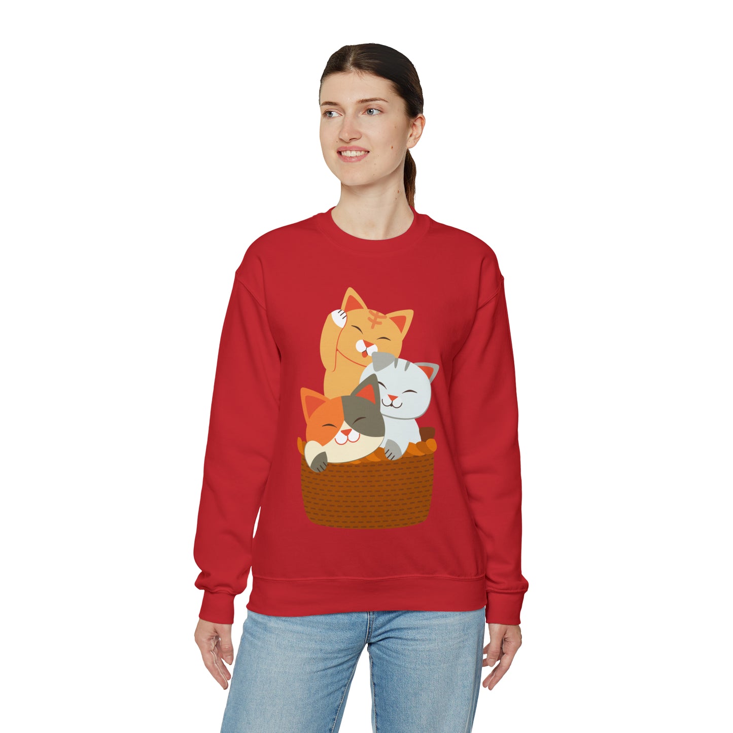 Unisex Heavy Blend™ Crewneck Christmas Ugly Sweatshirt7