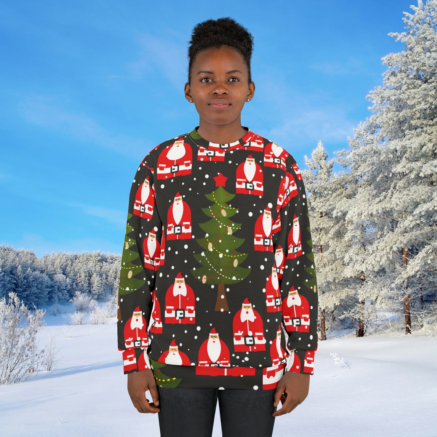 Christmas Ugly Sweater All Over Print Unisex Sweatshirt 8