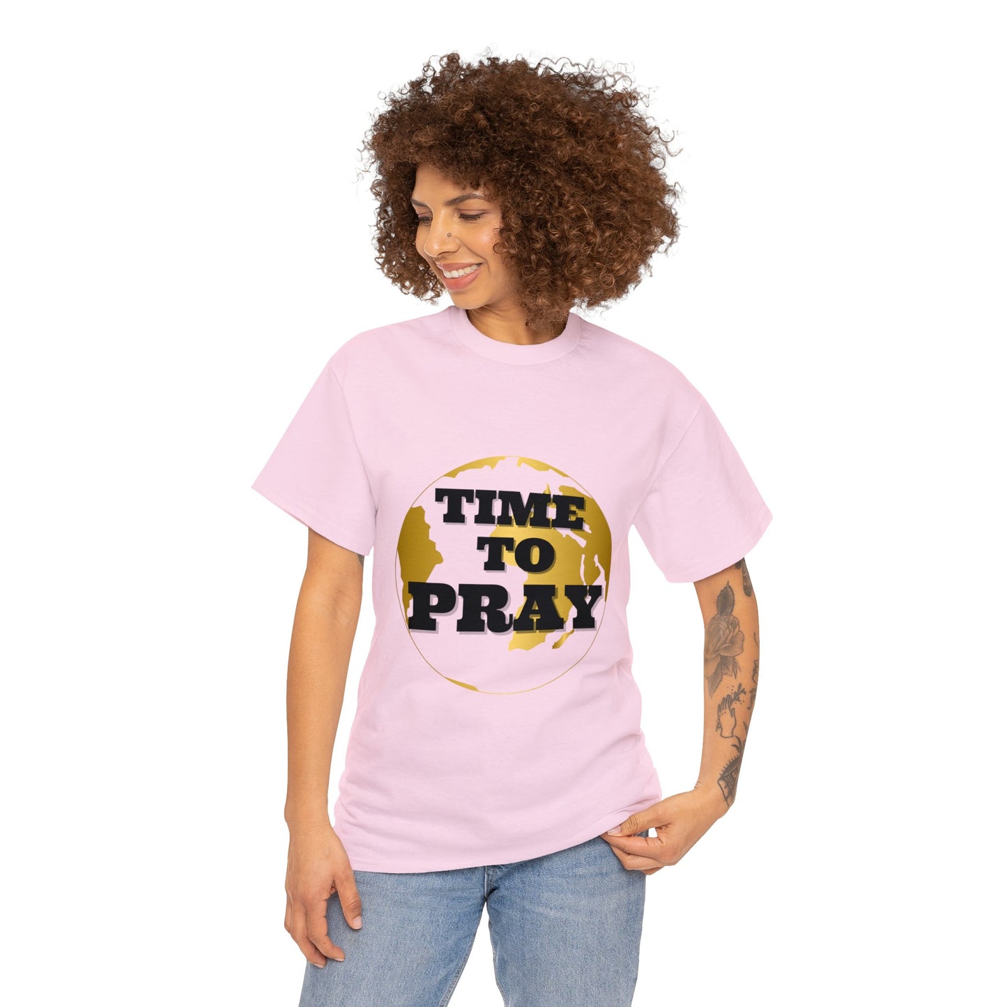 Unisex Heavy Cotton Tee Time to Pray Tee