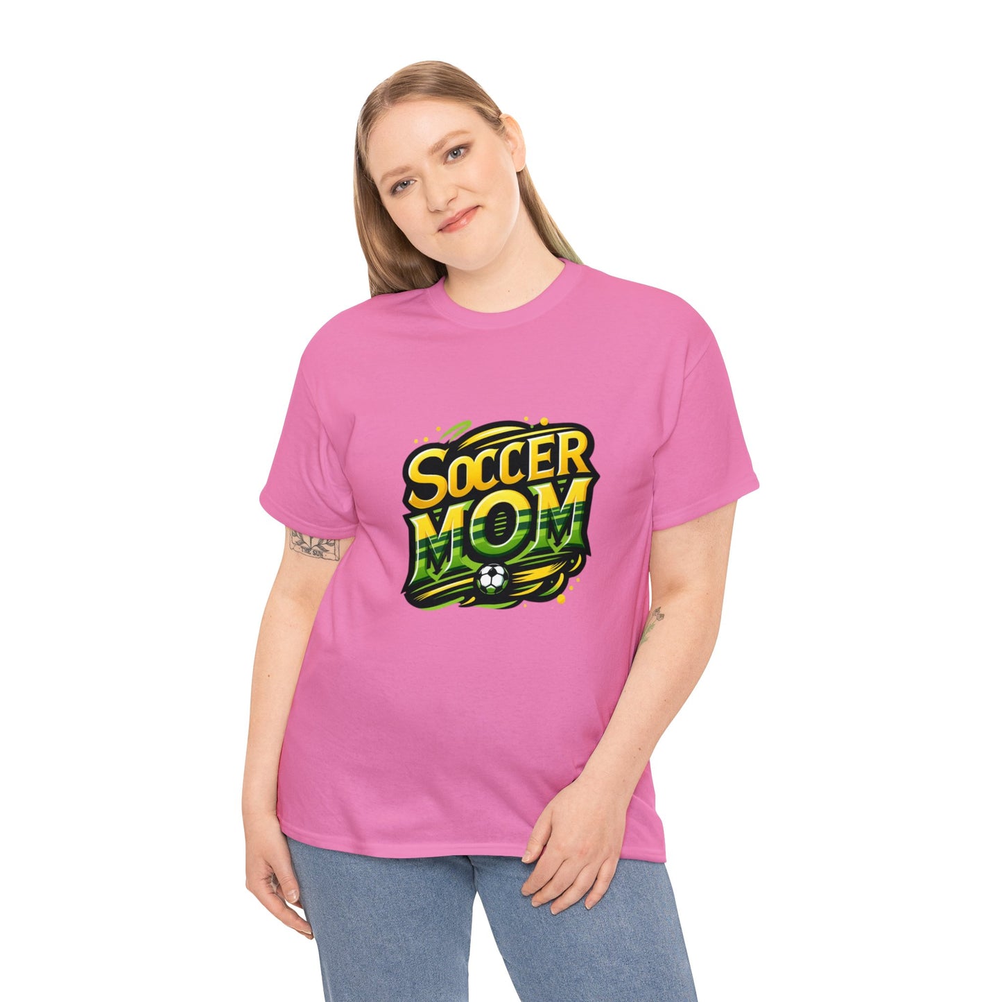 Soccer Mom Unisex Heavy Cotton Tee