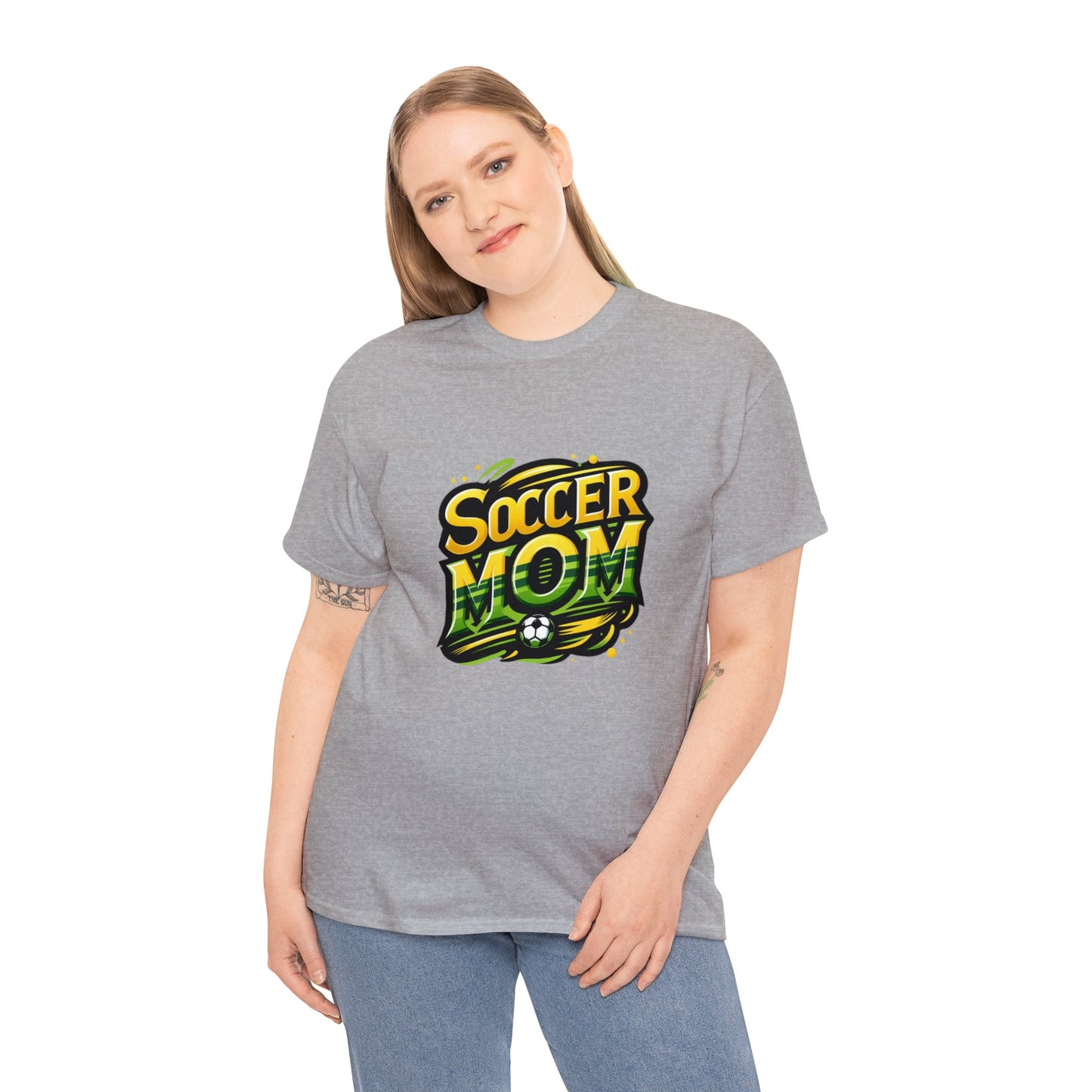 Soccer Mom Unisex Heavy Cotton Tee