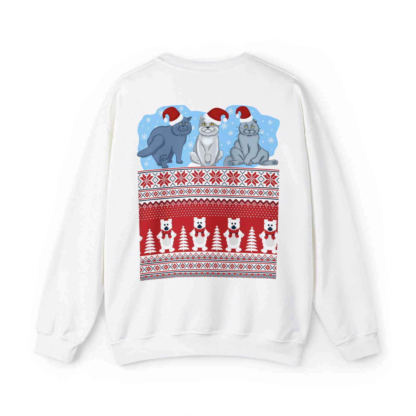 Unisex Heavy Blend™ Crewneck Christmas Ugly Sweatshirt15