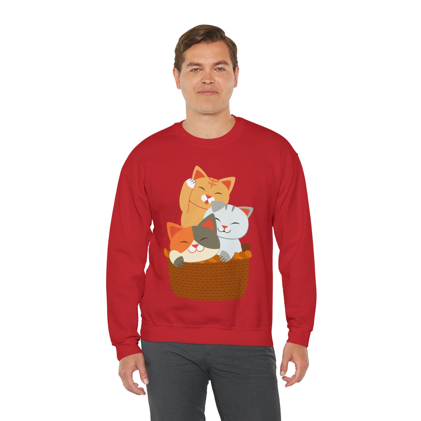 Unisex Heavy Blend™ Crewneck Christmas Ugly Sweatshirt7