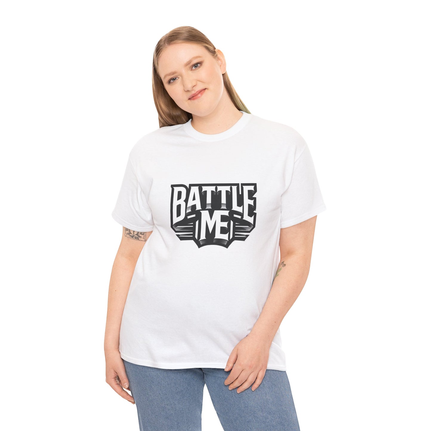 Heavy Cotton Tshirt Unisex for Battle on Live