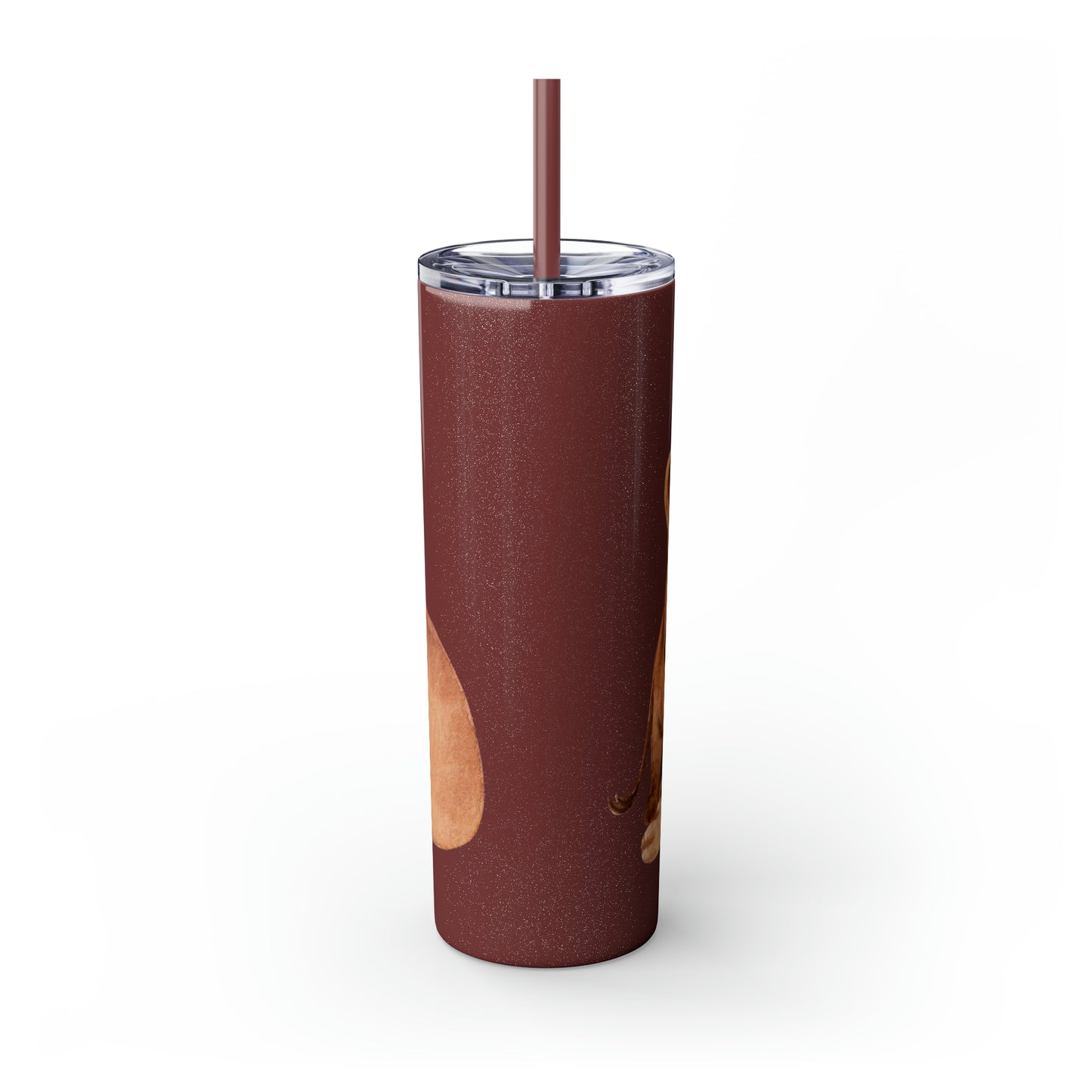 Skinny Tumbler with Straw 20oz - Lion