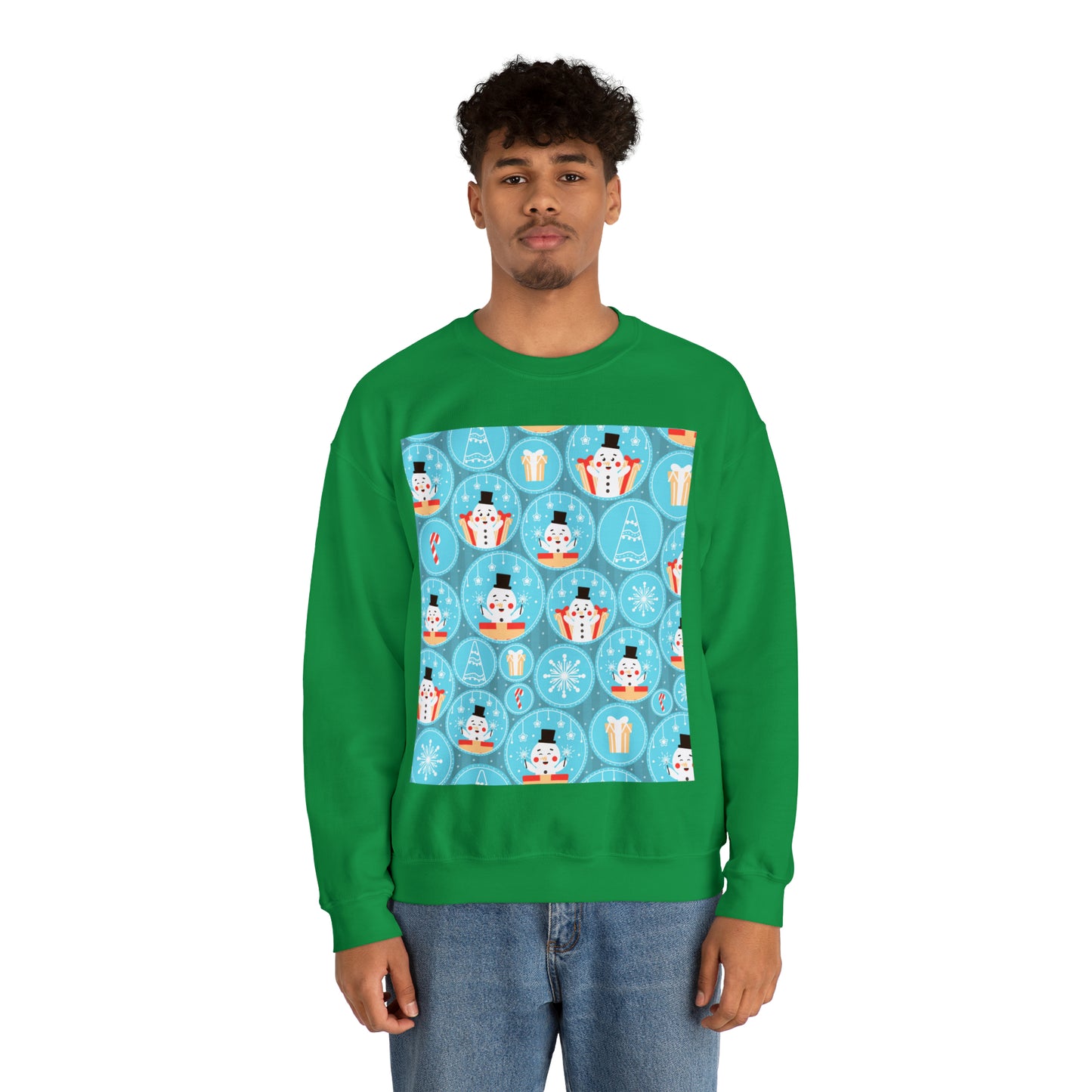 Unisex Heavy Blend™ Crewneck Christmas Ugly Sweatshirt5