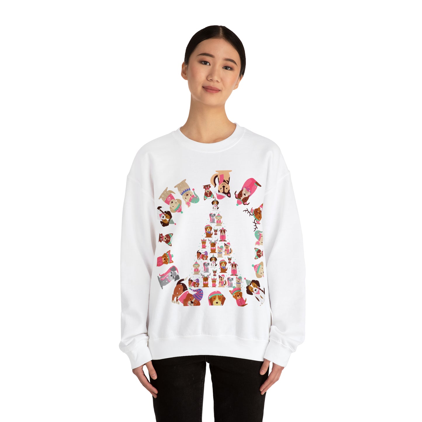 Unisex Heavy Blend™ Crewneck Christmas Ugly Sweatshirt6