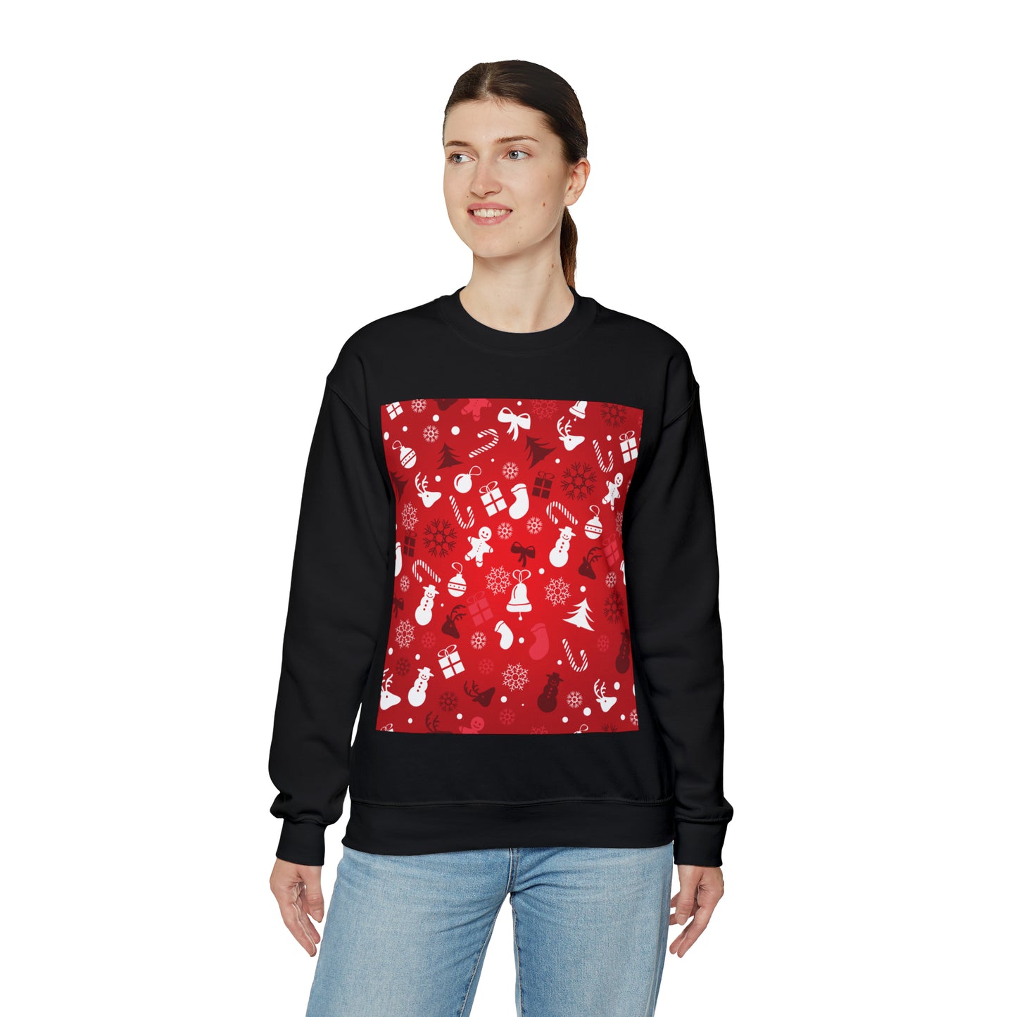 Unisex Heavy Blend™ Crewneck Christmas Ugly Sweatshirt4