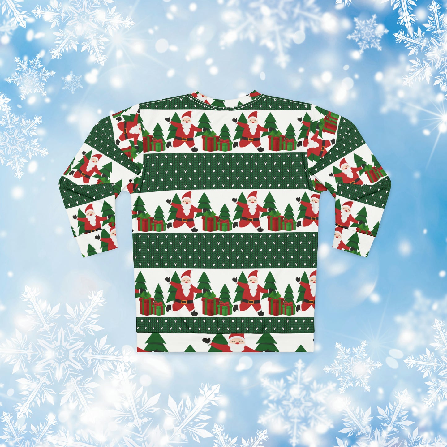 Christmas Ugly Sweater All Over Print Unisex Sweatshirt 9