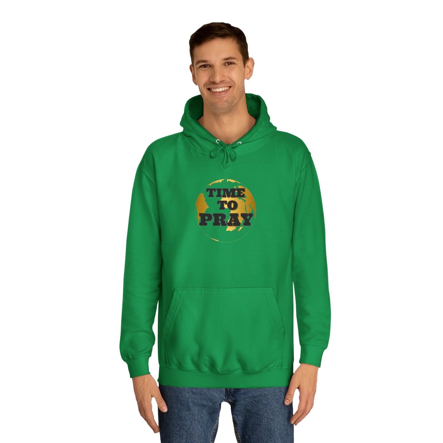 Time to Pray for Peace Unisex College Hoodie