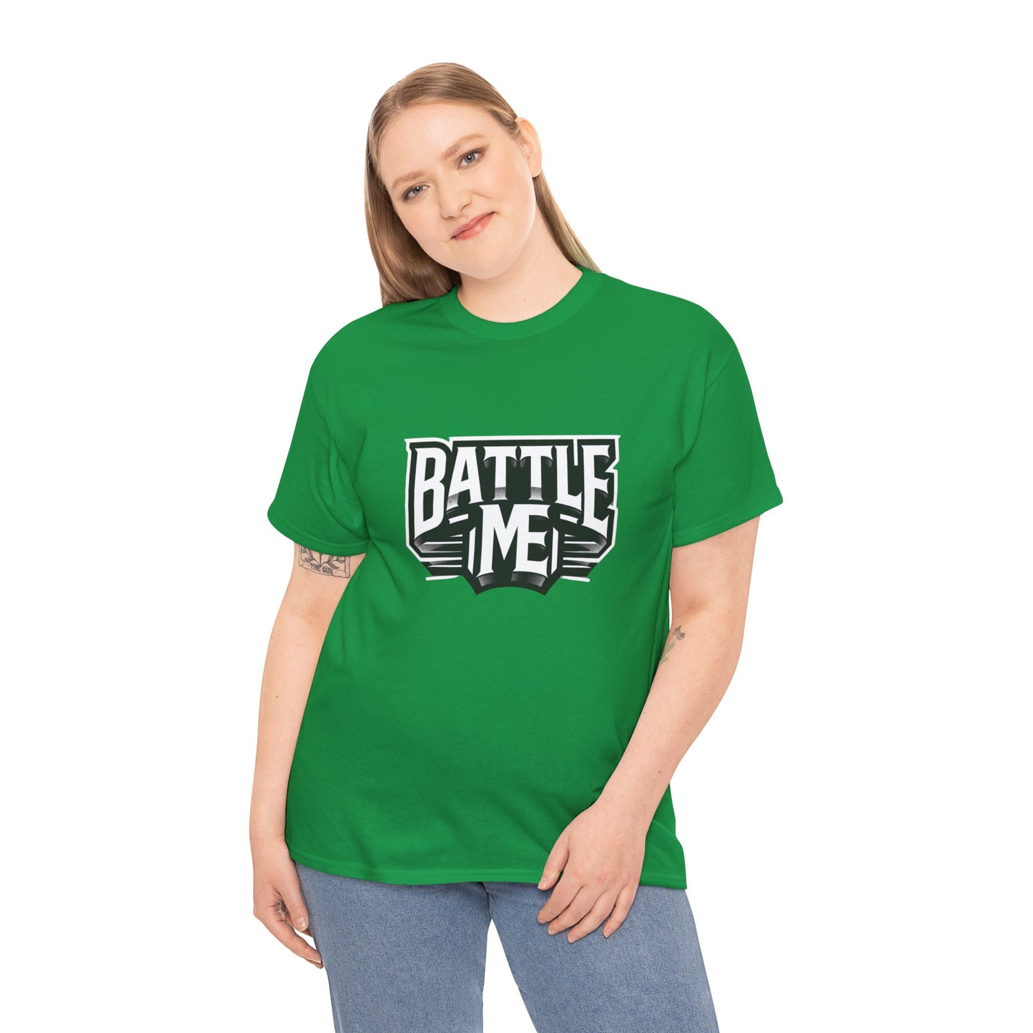 Heavy Cotton Tshirt Unisex for Battle on Live