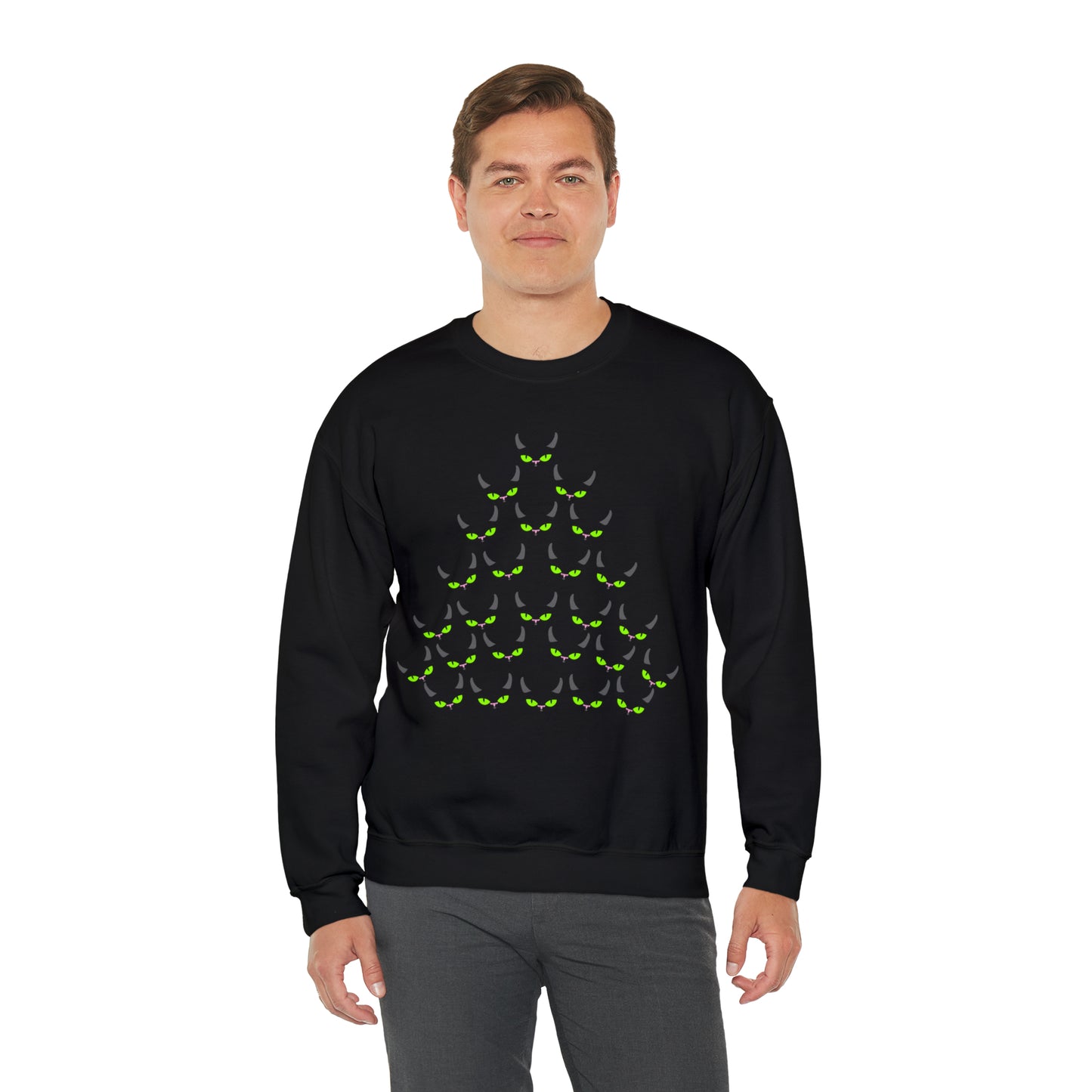 Unisex Heavy Blend™ Crewneck Christmas Ugly Sweatshirt13