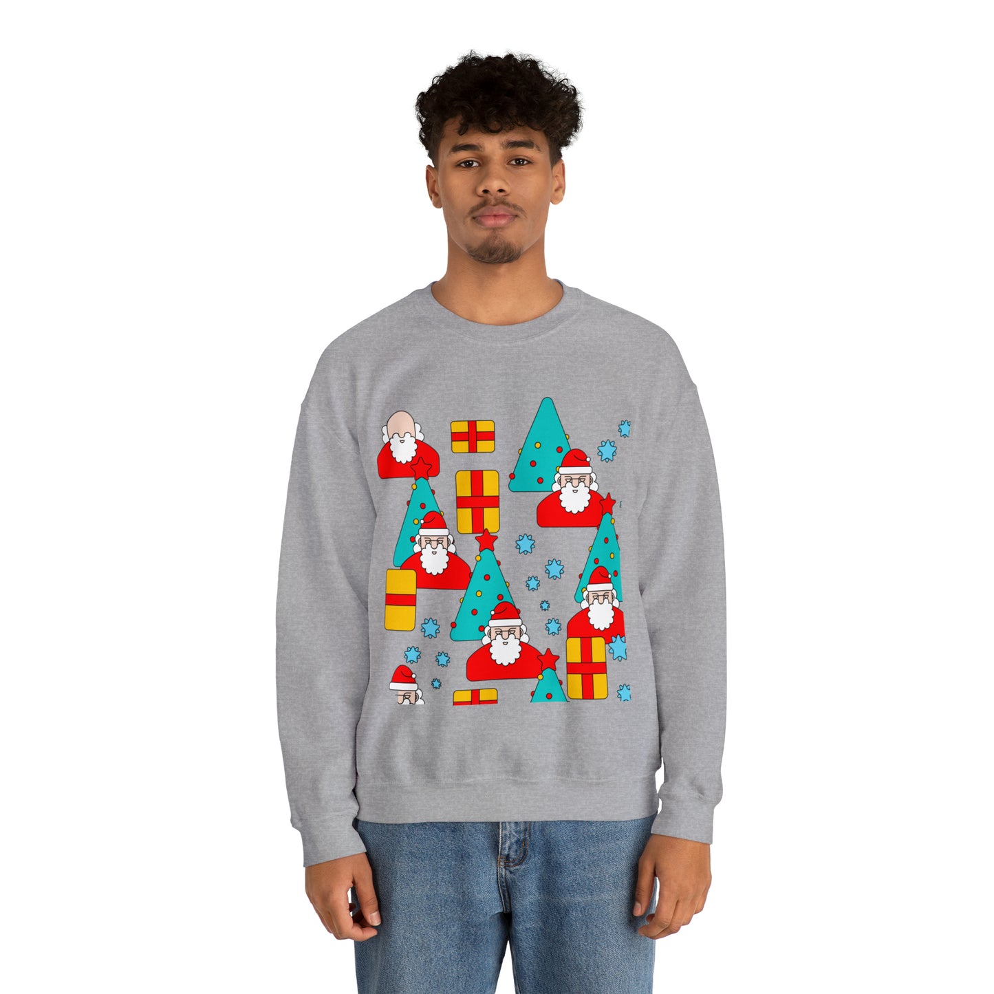 Unisex Heavy Blend™ Crewneck Christmas Ugly Sweatshirt20