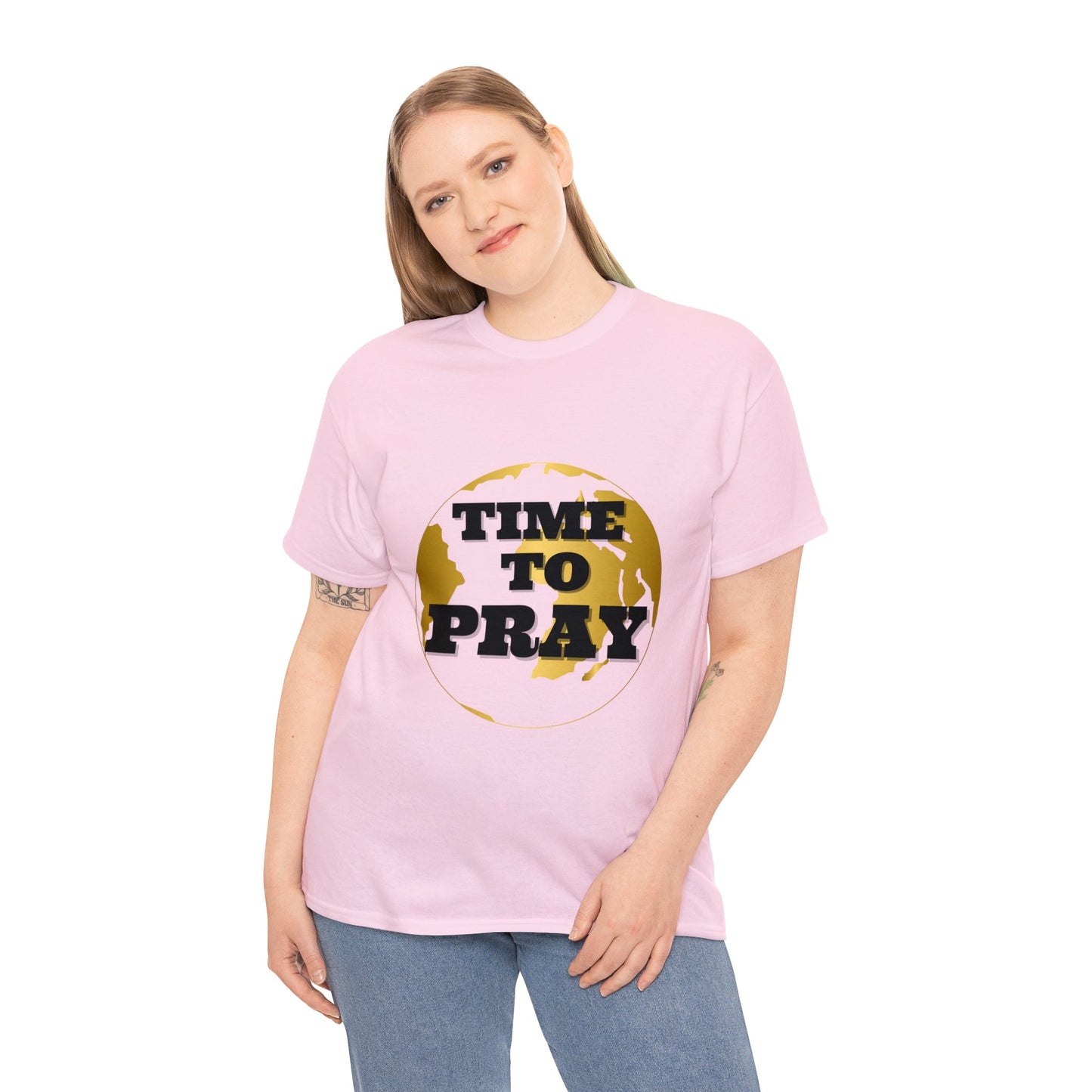 Unisex Heavy Cotton Tee Time to Pray Tee