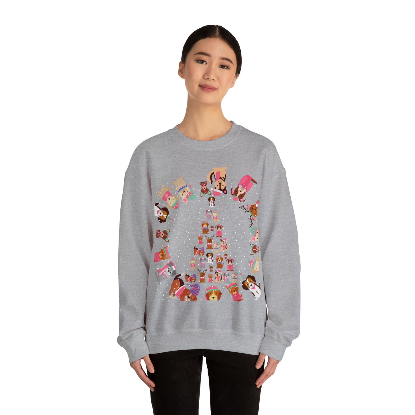 Unisex Heavy Blend™ Crewneck Christmas Ugly Sweatshirt6