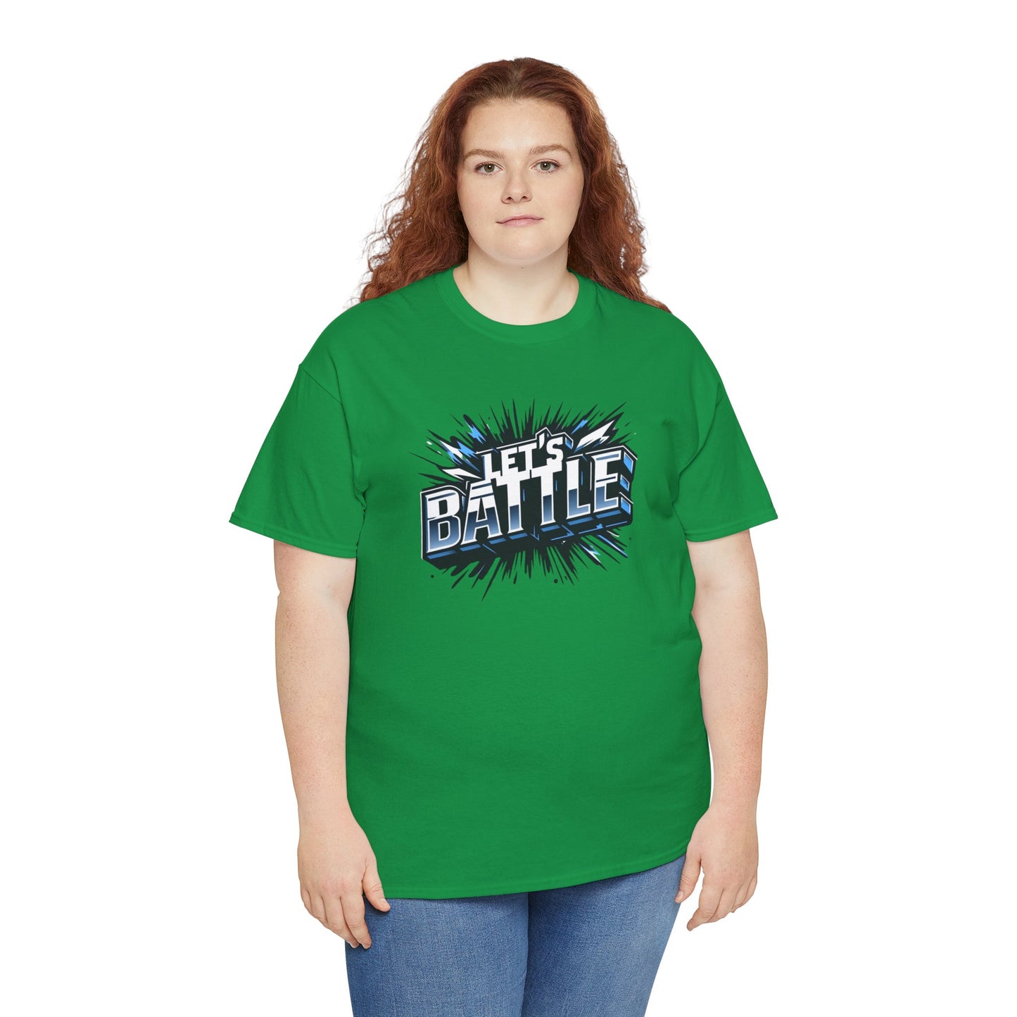 Heavy Cotton Tshirt for Male and Female Lets Battle