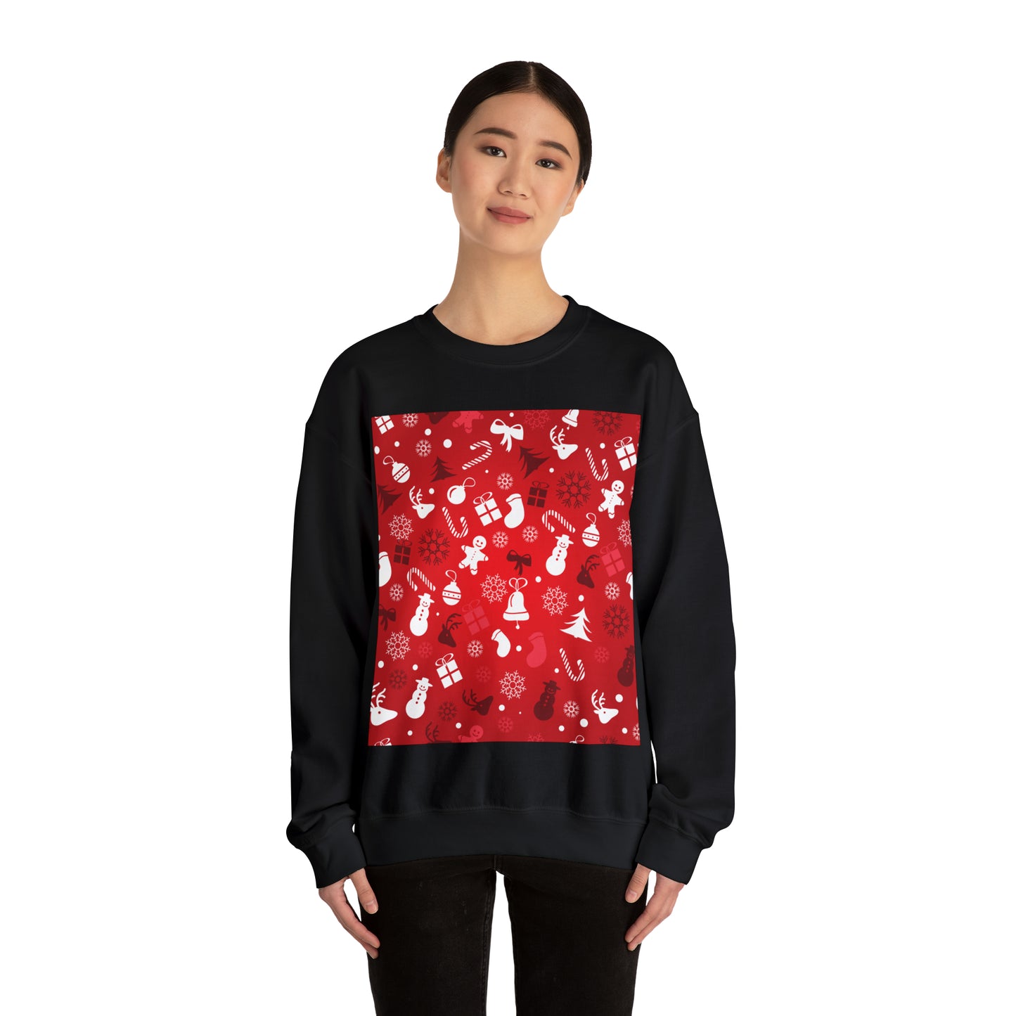 Unisex Heavy Blend™ Crewneck Christmas Ugly Sweatshirt4