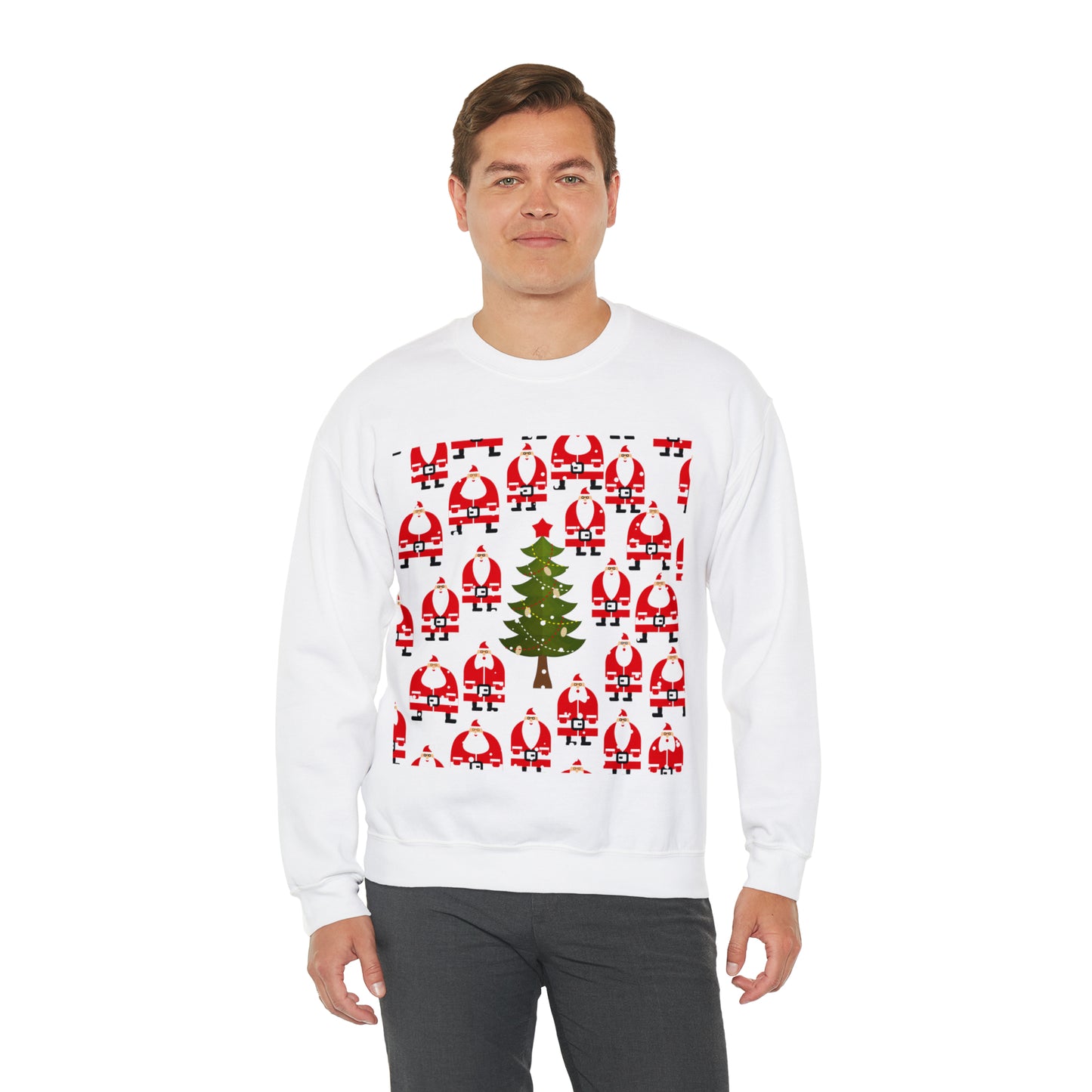 Unisex Heavy Blend™ Crewneck Christmas Ugly Sweatshirt9