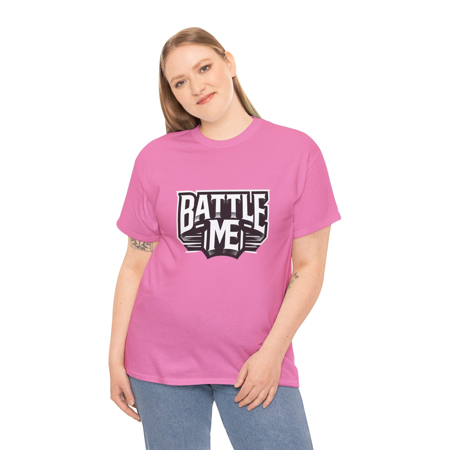 Heavy Cotton Tshirt Unisex for Battle on Live