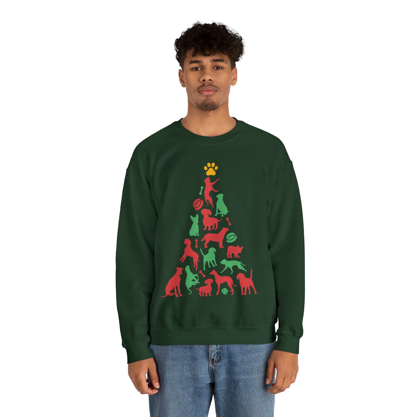 Unisex Heavy Blend™ Crewneck Christmas Ugly Sweatshirt11