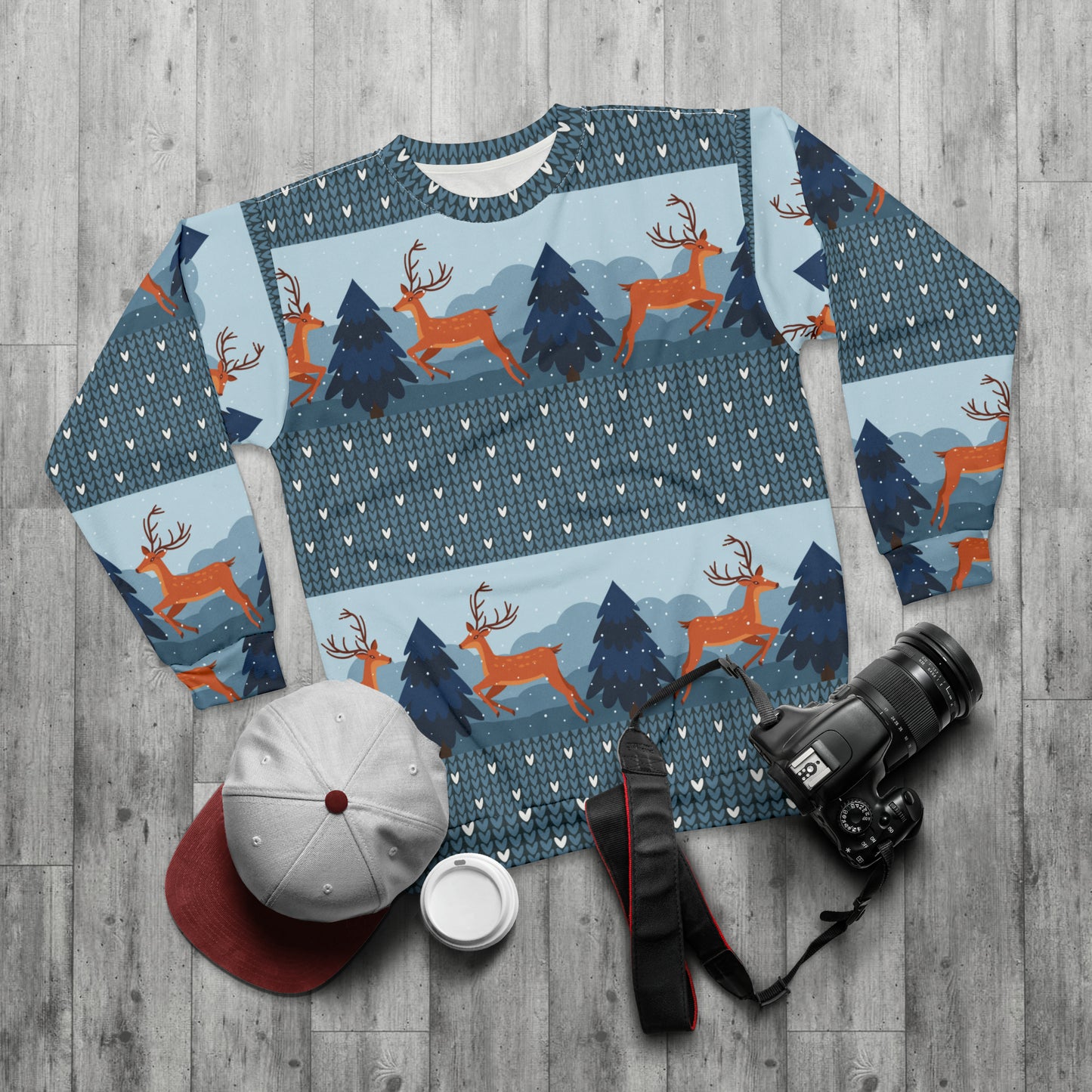 Christmas Ugly Sweater All Over Print Unisex Sweatshirt 6