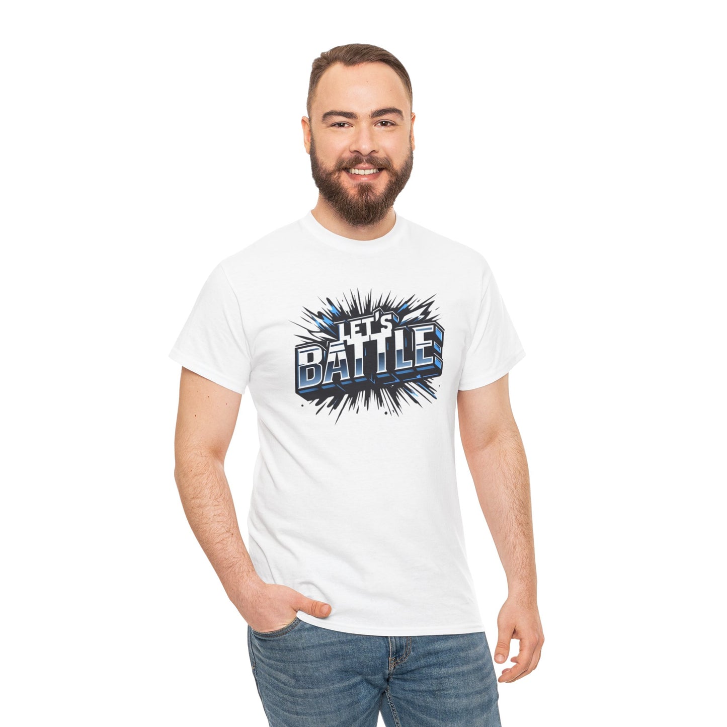 Heavy Cotton Tshirt for Male and Female Lets Battle