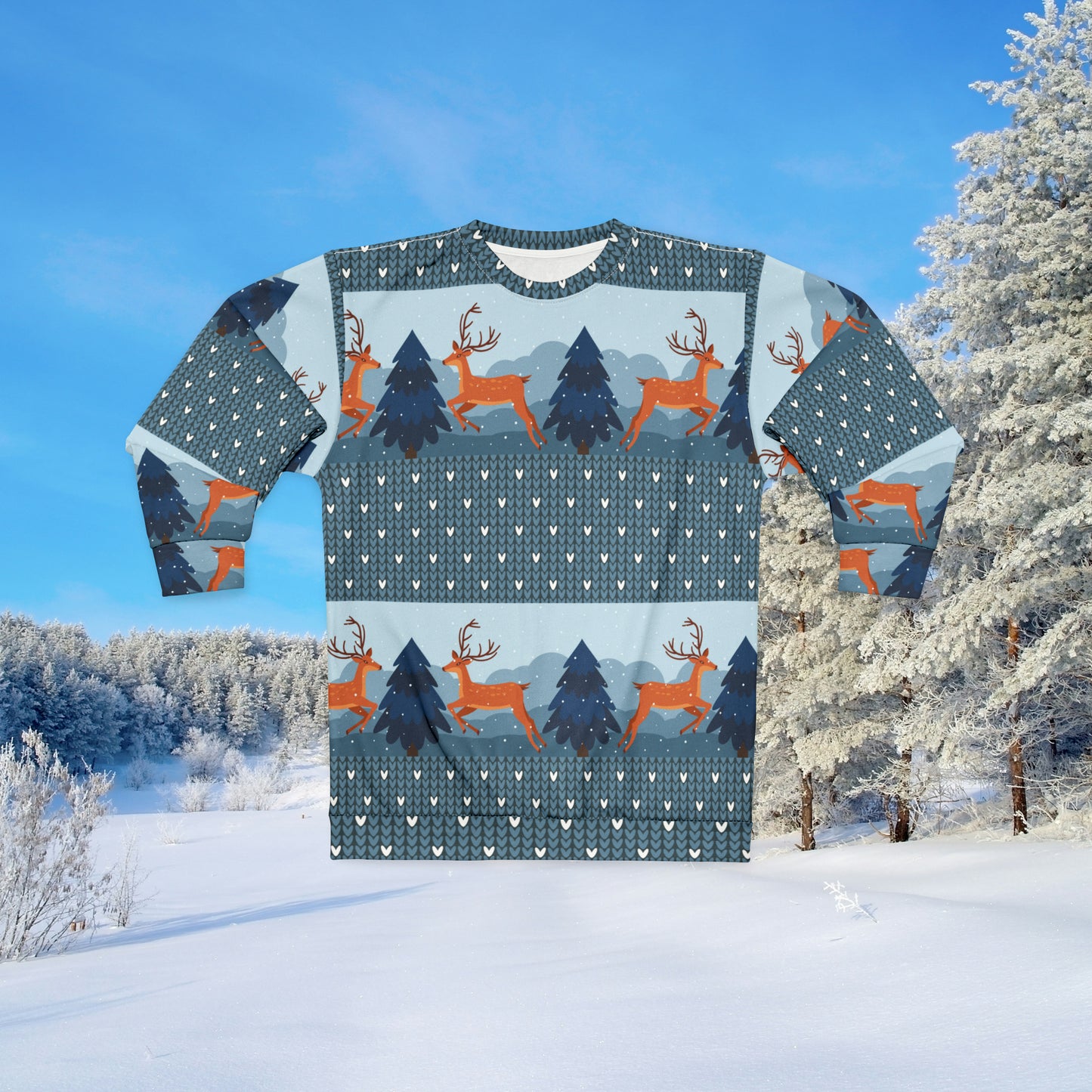 Christmas Ugly Sweater All Over Print Unisex Sweatshirt 6