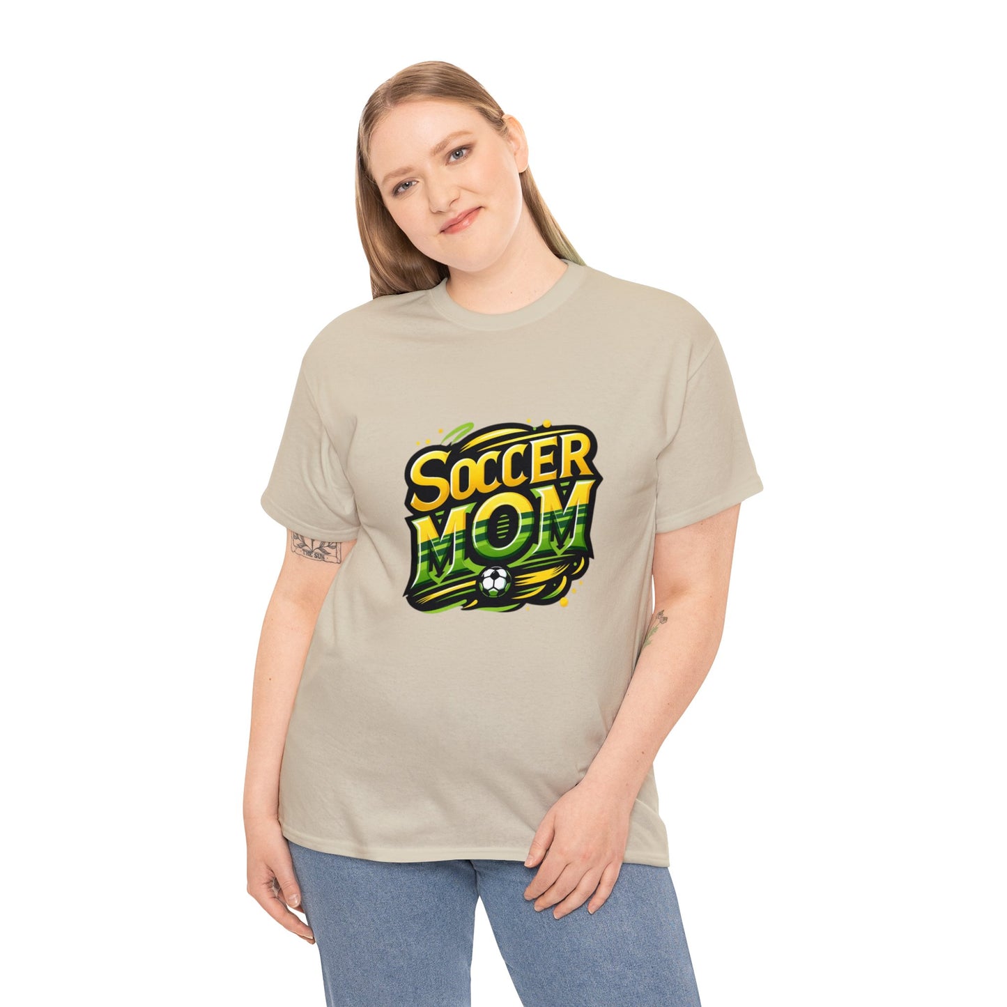 Soccer Mom Unisex Heavy Cotton Tee