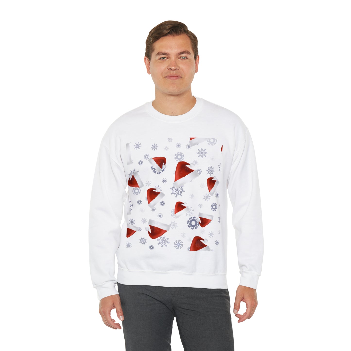 Unisex Heavy Blend™ Crewneck Christmas Ugly Sweatshirt18