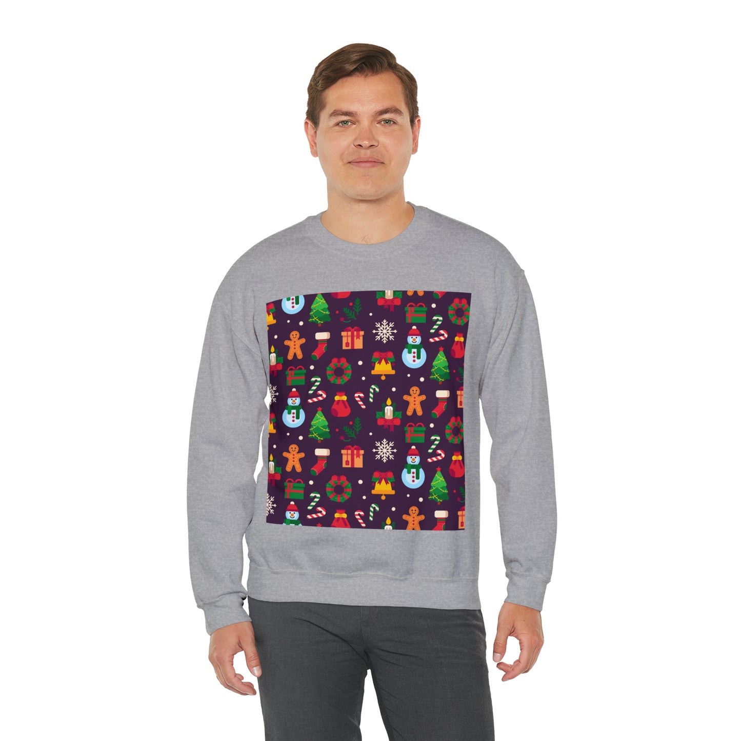 Unisex Heavy Blend™ Crewneck Christmas Ugly Sweatshirt10