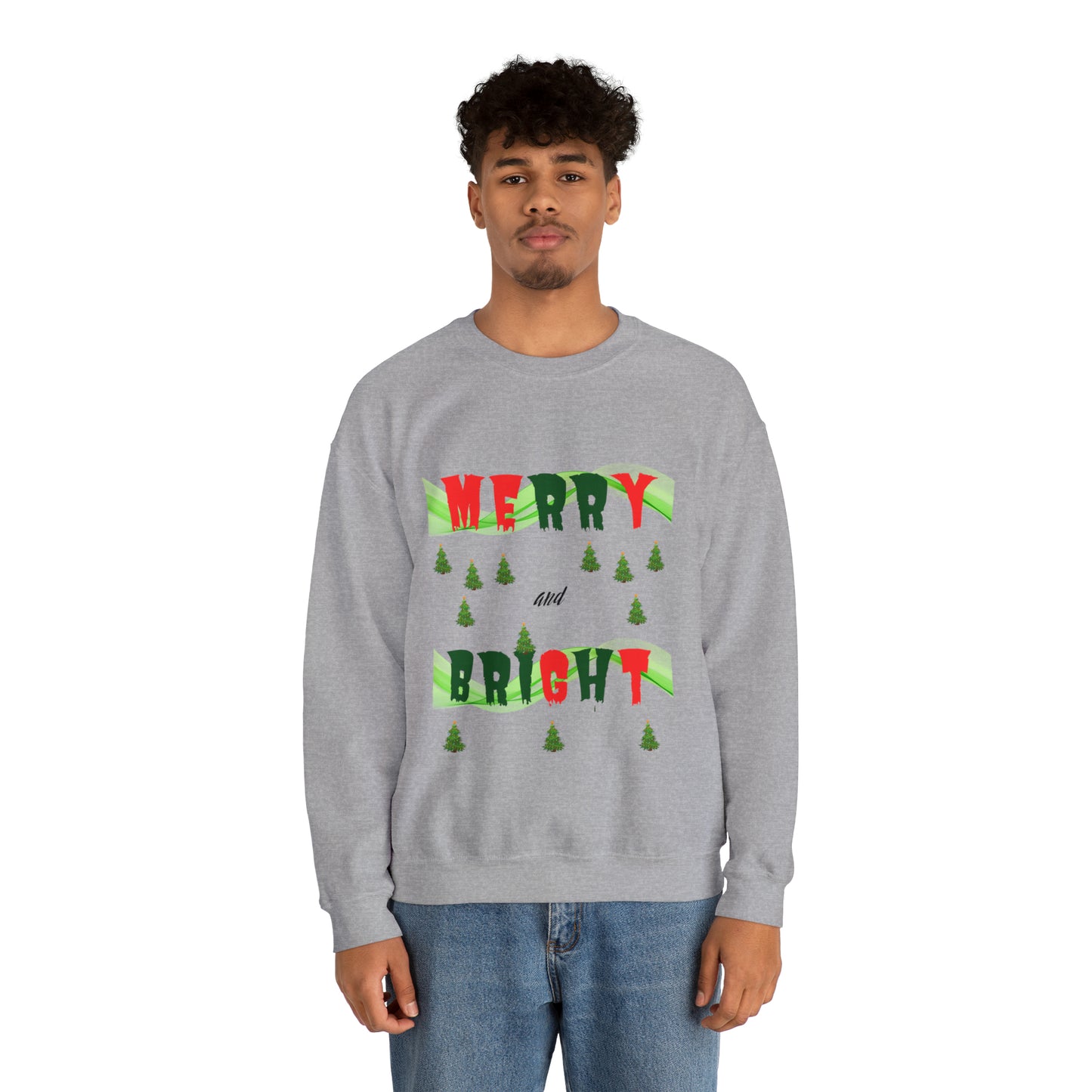 Merry and Bright Christmas Ugly Sweater