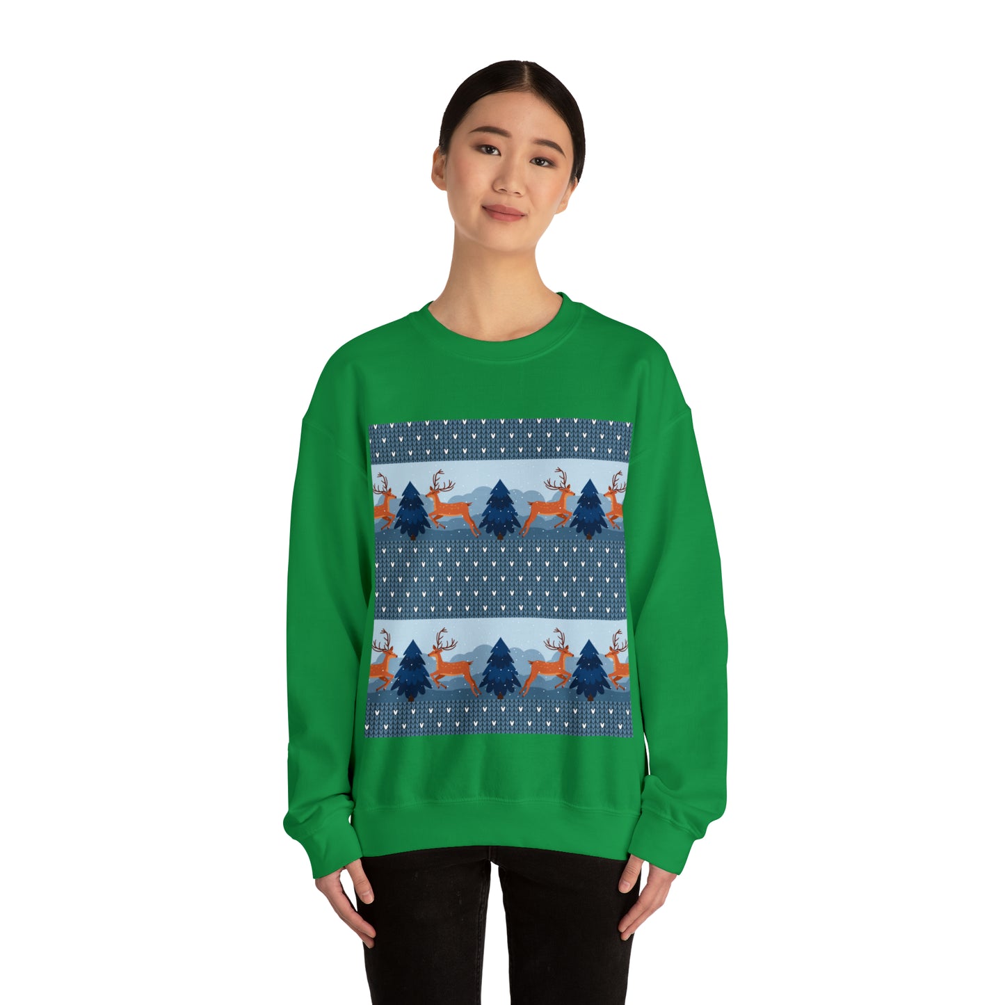 Unisex Heavy Blend™ Crewneck Christmas Ugly Sweatshirt22