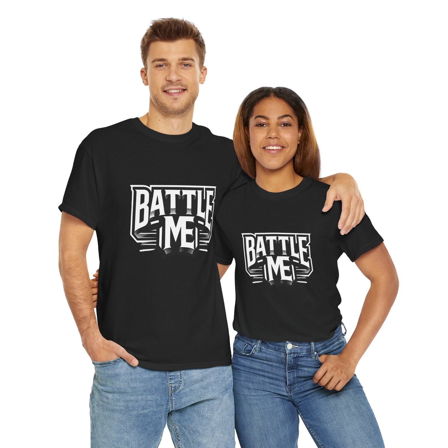 Heavy Cotton Tshirt Unisex for Battle on Live