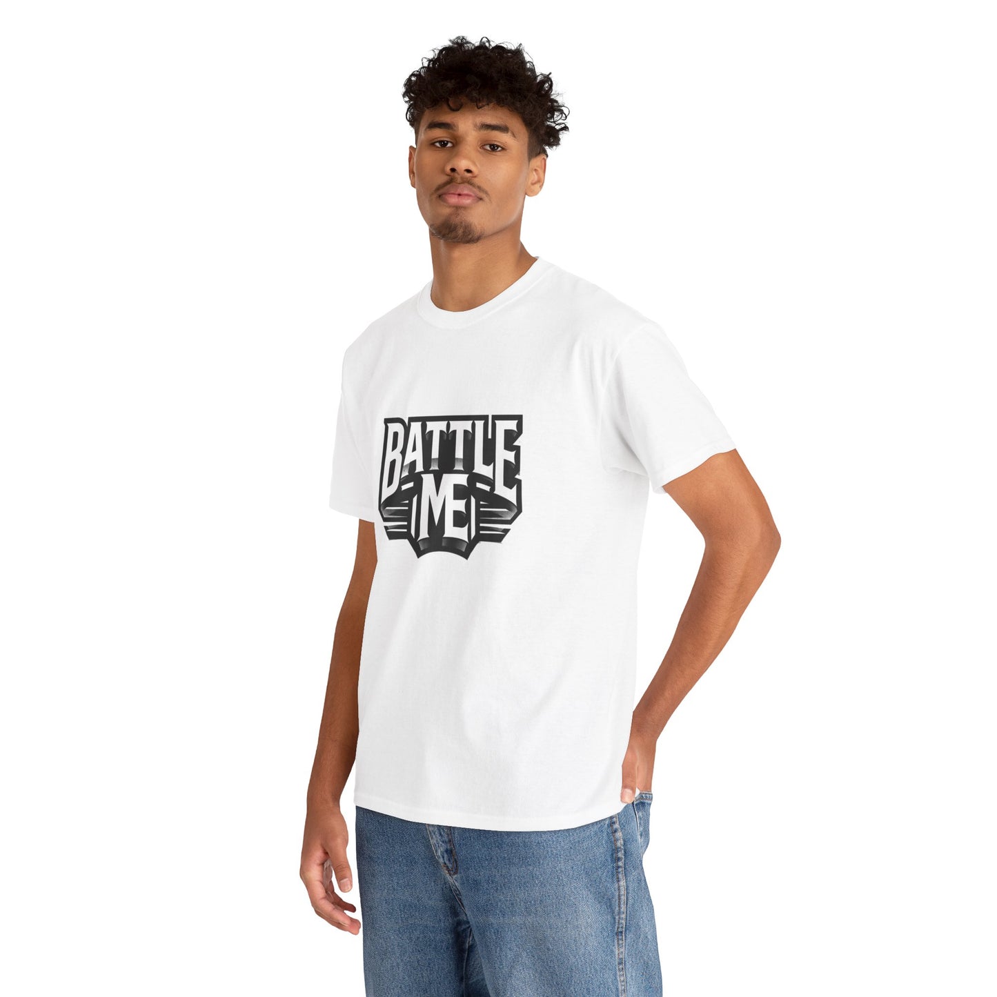 Heavy Cotton Tshirt Unisex for Battle on Live