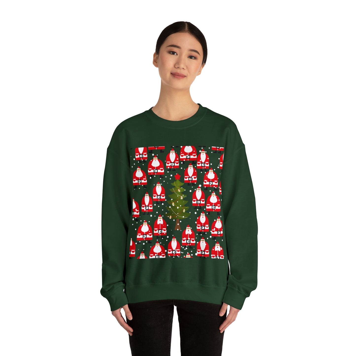 Unisex Heavy Blend™ Crewneck Christmas Ugly Sweatshirt9