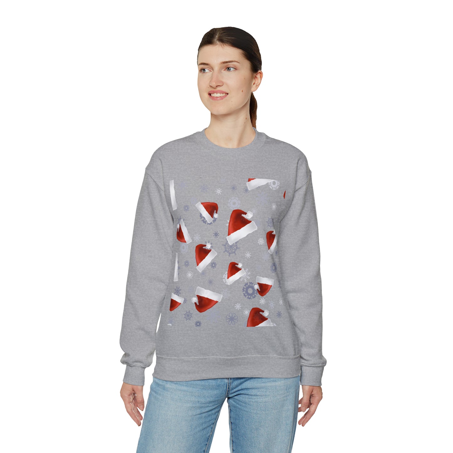 Unisex Heavy Blend™ Crewneck Christmas Ugly Sweatshirt18