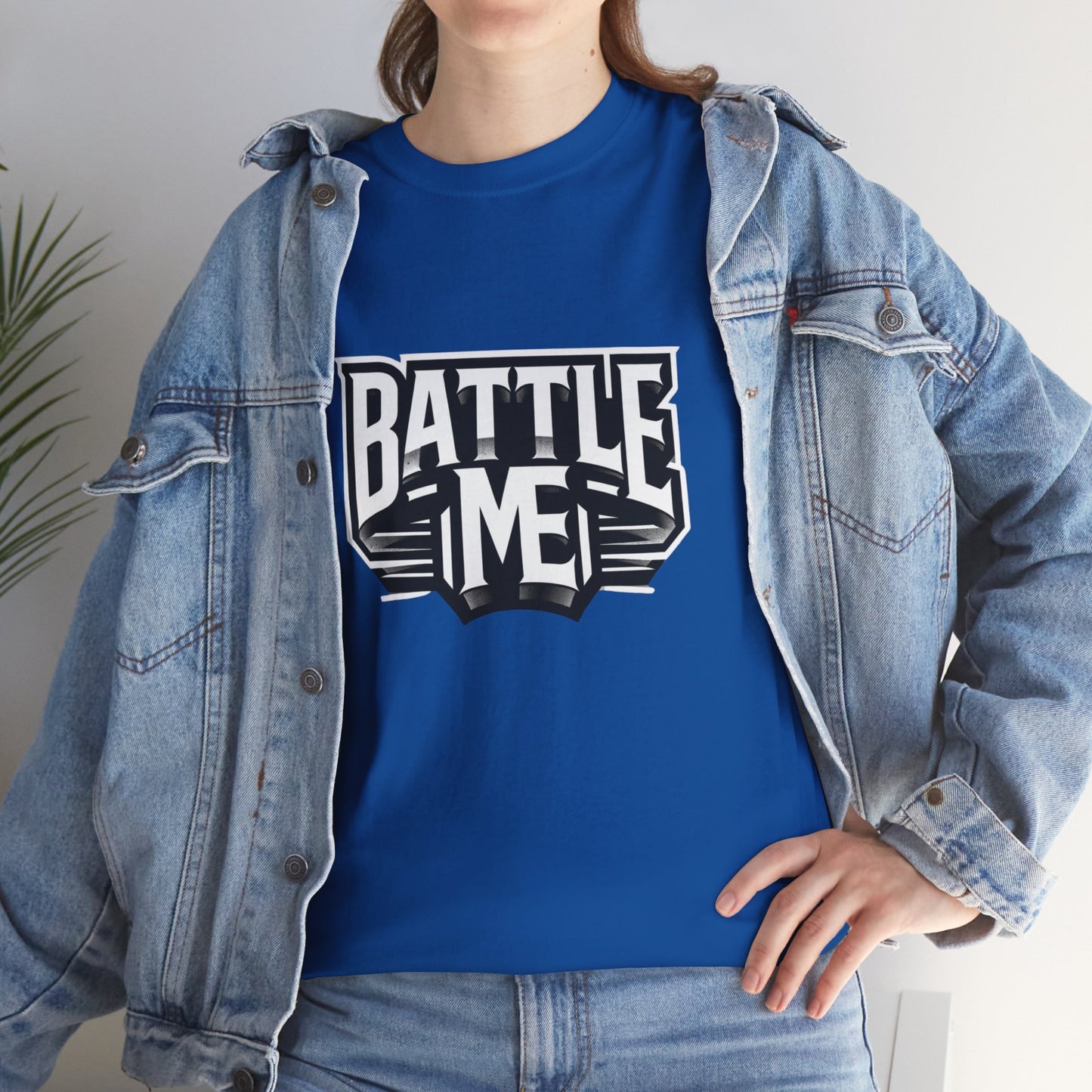 Heavy Cotton Tshirt Unisex for Battle on Live