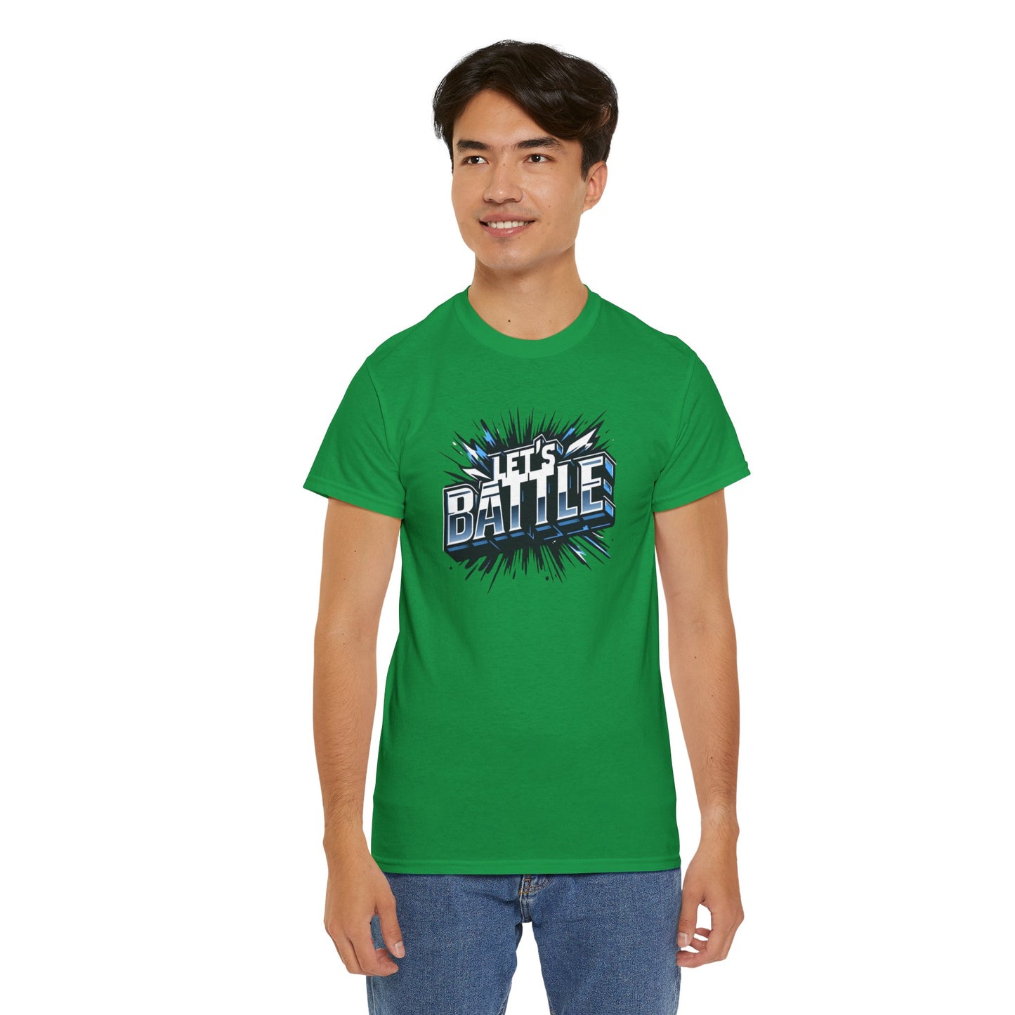 Heavy Cotton Tshirt for Male and Female Lets Battle