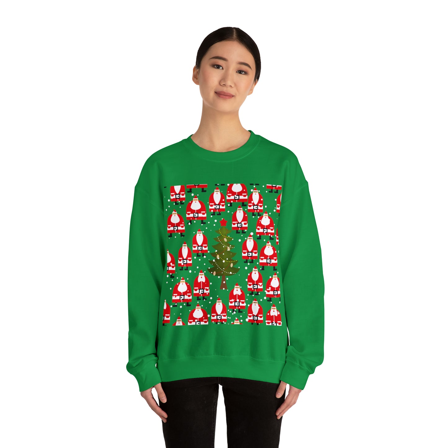 Unisex Heavy Blend™ Crewneck Christmas Ugly Sweatshirt9