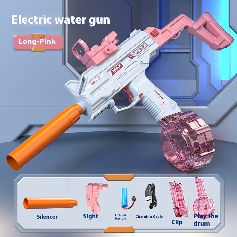 UZI Long And Short Electric Water Gun Outdoor Beach Water Fight Children's Toys