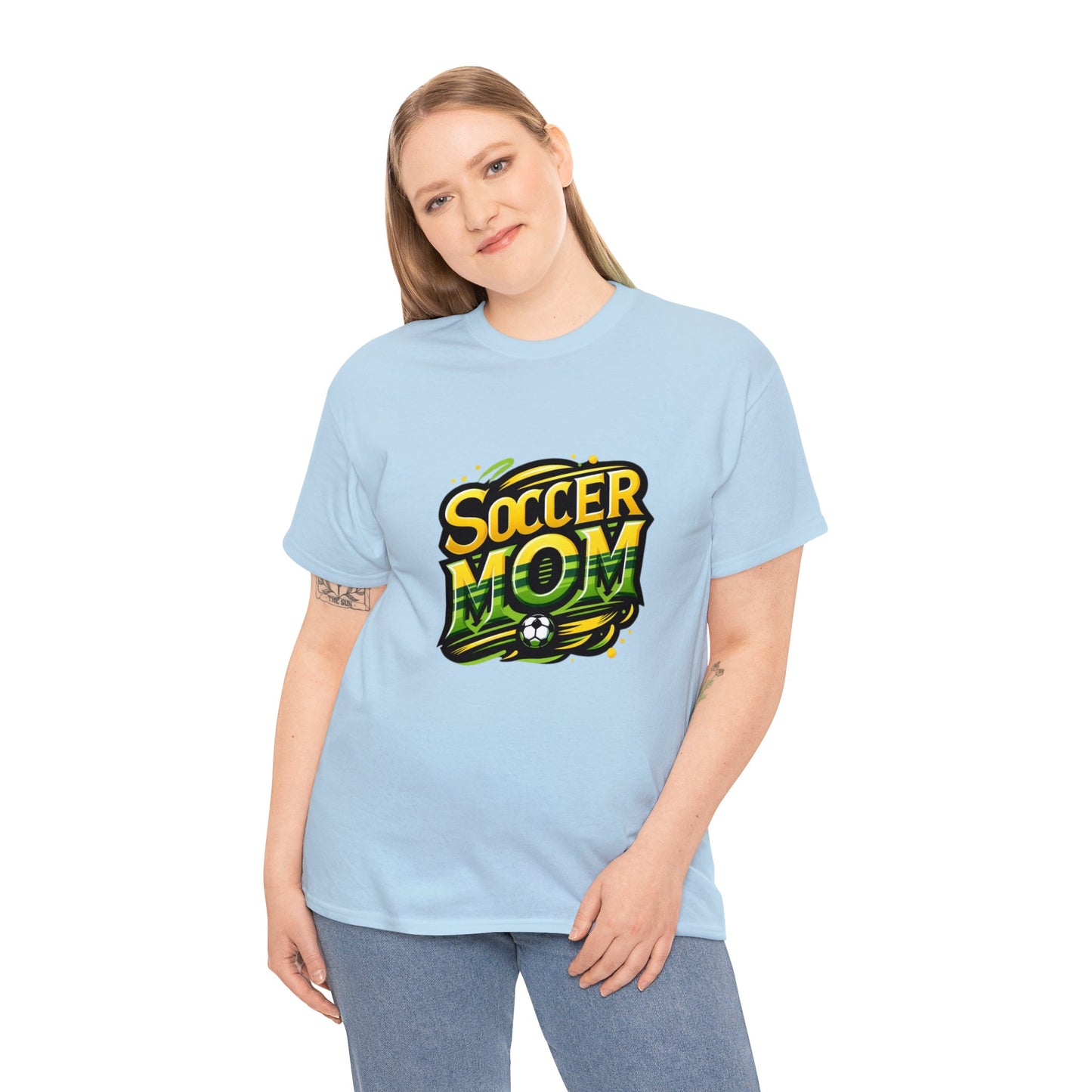 Soccer Mom Unisex Heavy Cotton Tee