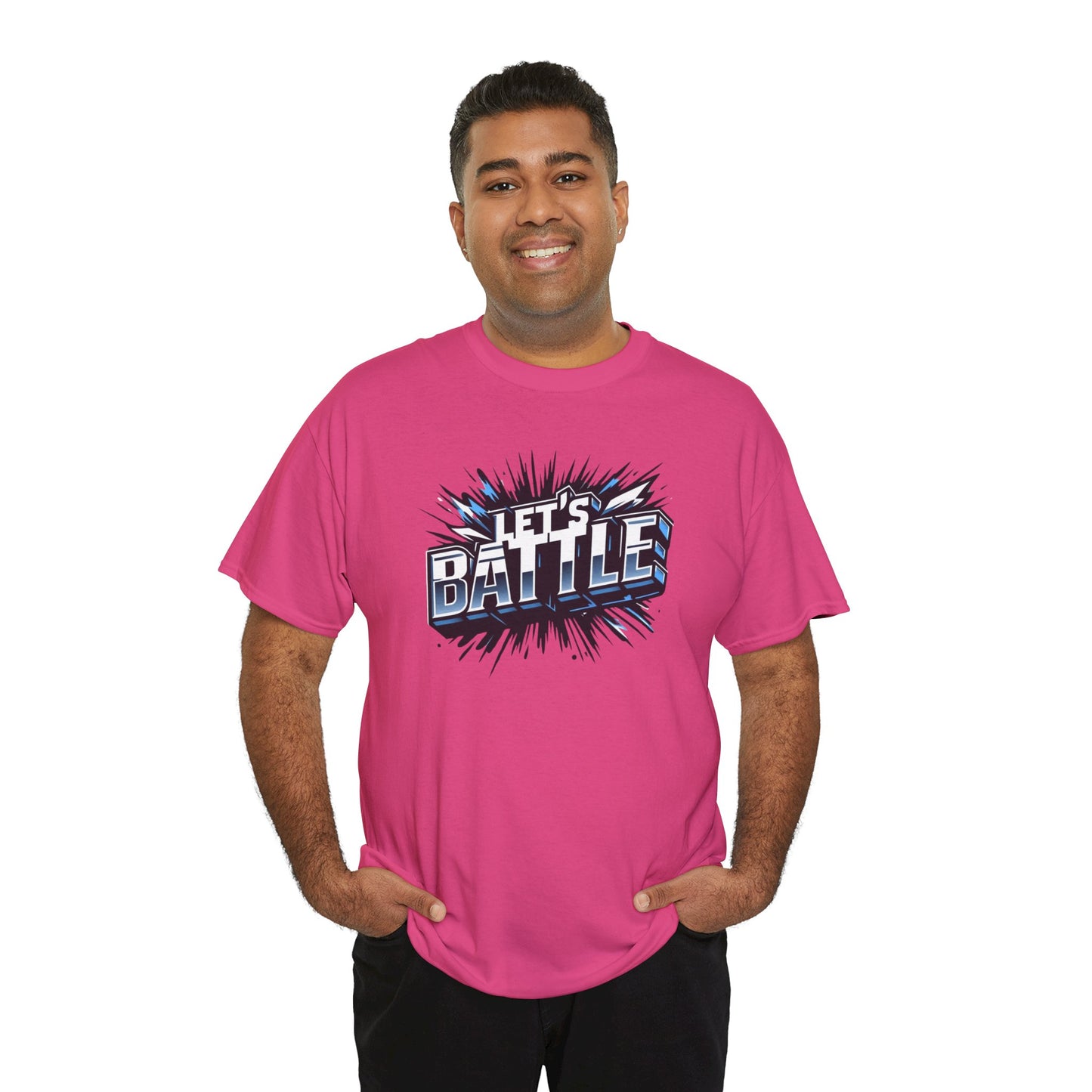 Heavy Cotton Tshirt for Male and Female Lets Battle